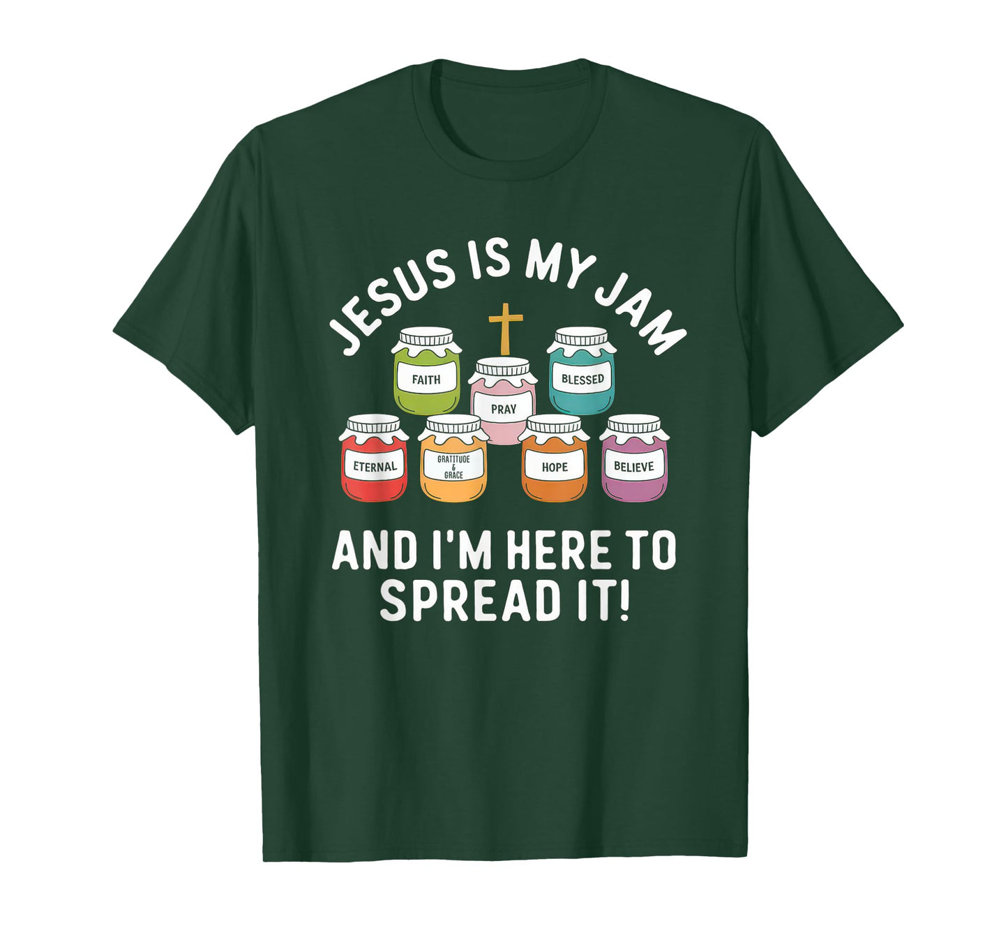 Jesus is My Jam Tshirt Men Women Christian Bible Verse T-Shirt