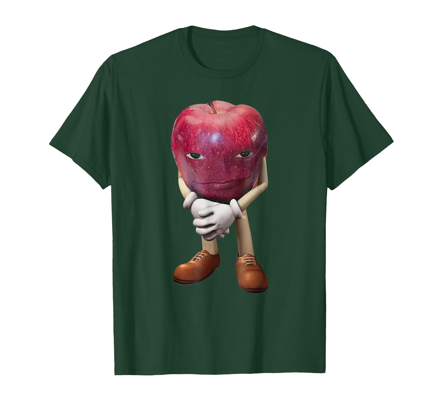 Me Asf Apple Funny Apple Face Meme Wapple T-Shirt