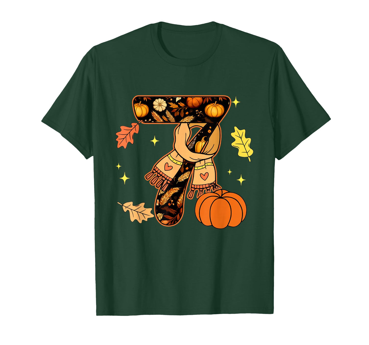 Number 7 Fun Meme Saying 6 7 Six Seven Thanksgiving Costume T-Shirt