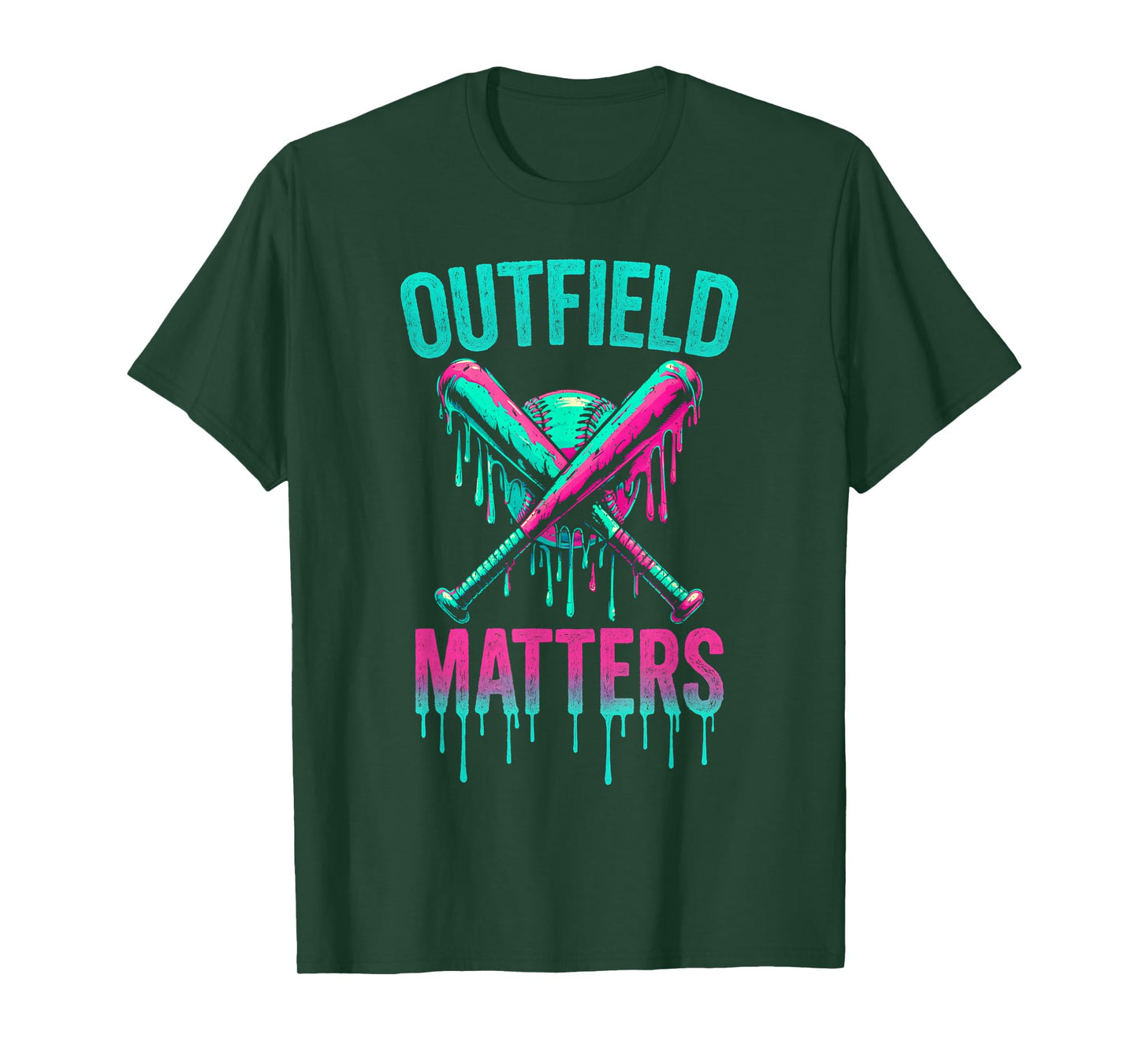 Baseball Outfield Matters Funny Baseball Player Outfielders T-Shirt