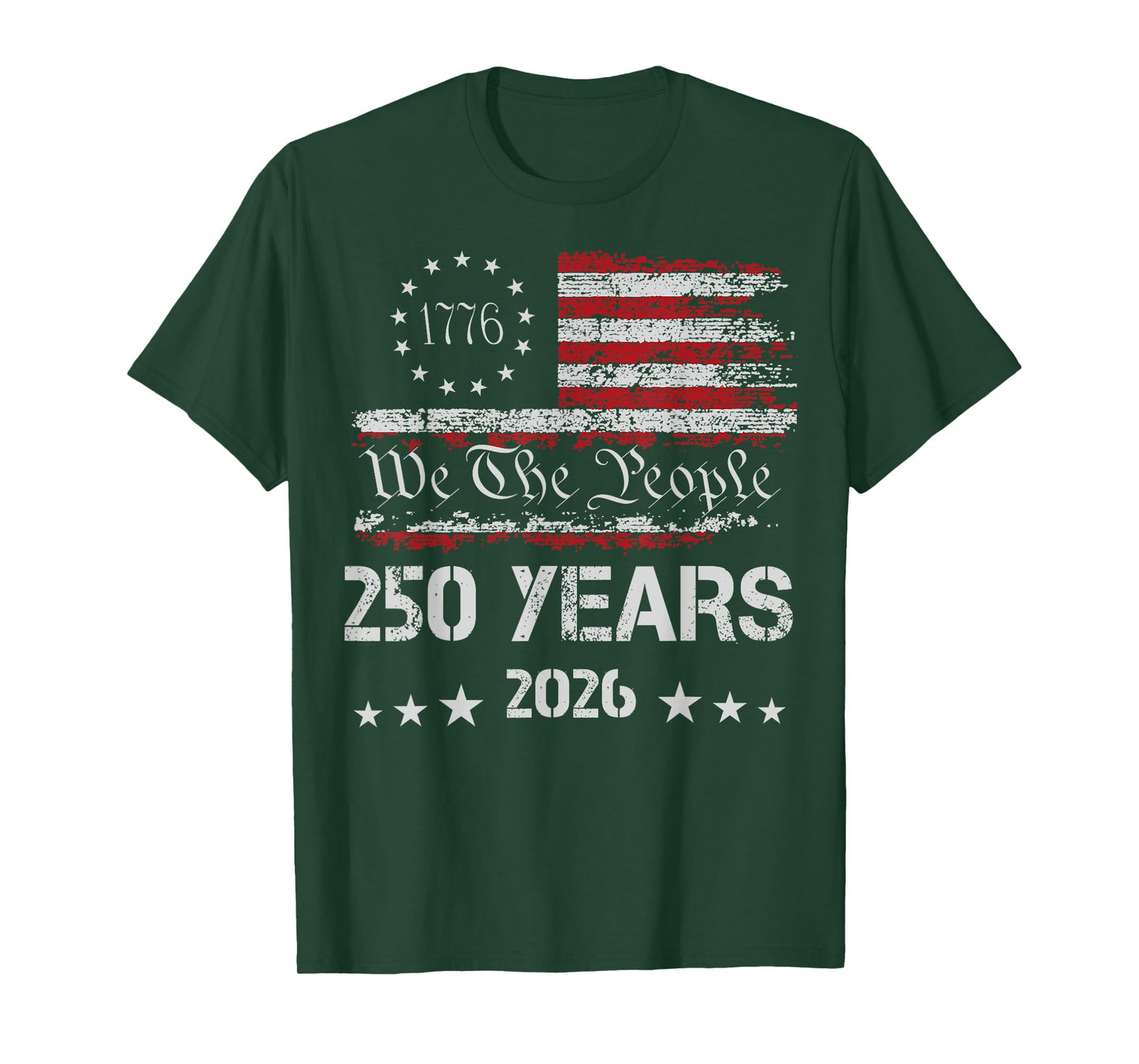 250th America US 250 Years We The People Birthday July 4th T-Shirt
