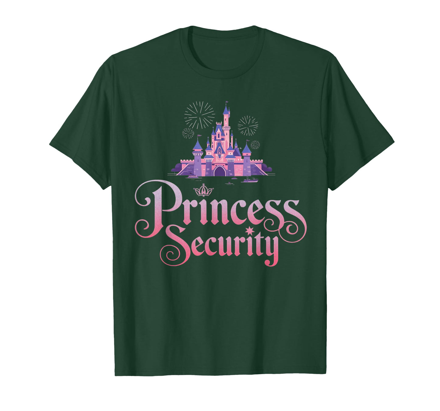 Princess Security Costume Cute Princess Girls Birthday T-Shirt