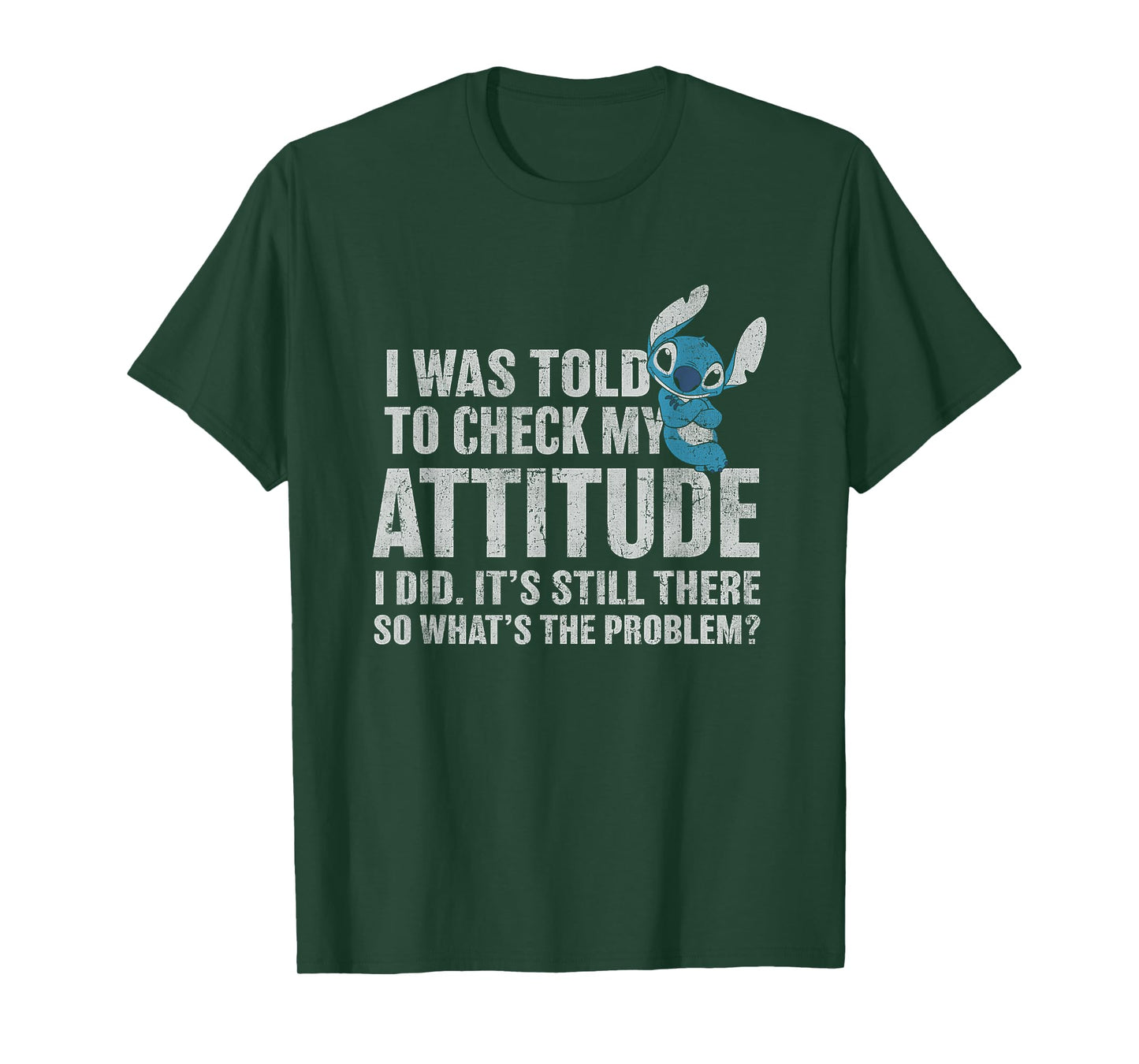 Disney Lilo & Stitch Attitude Problem Alien T-Shirt