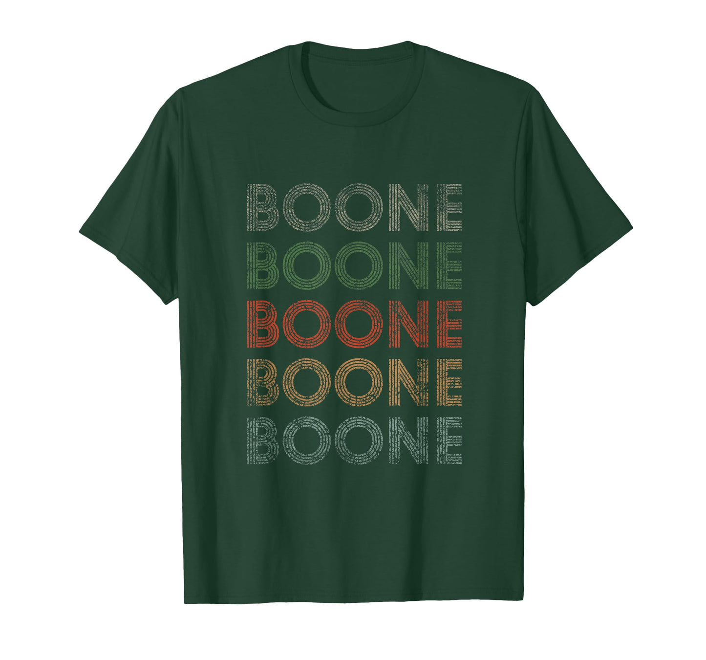 Boone First Name Grunge Style Vintage Retro T-Shirt