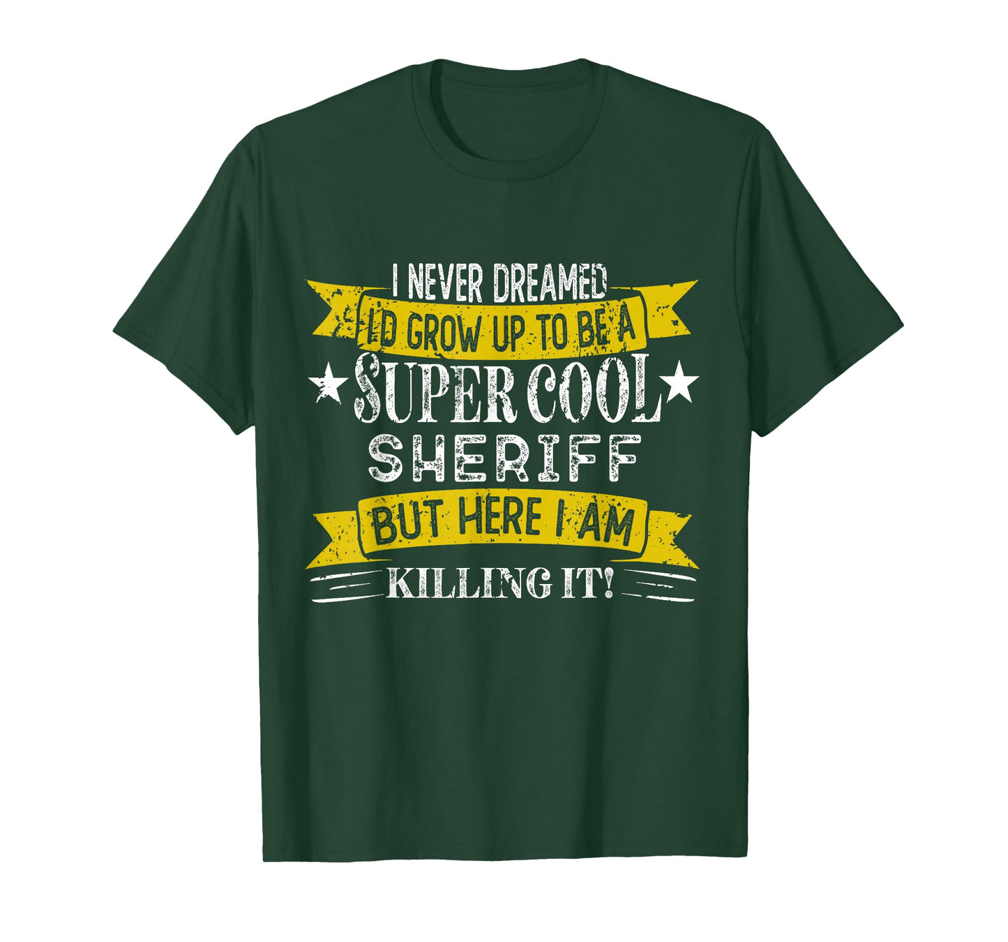 Funny Sheriff Shirts Job Title Professions T-Shirt
