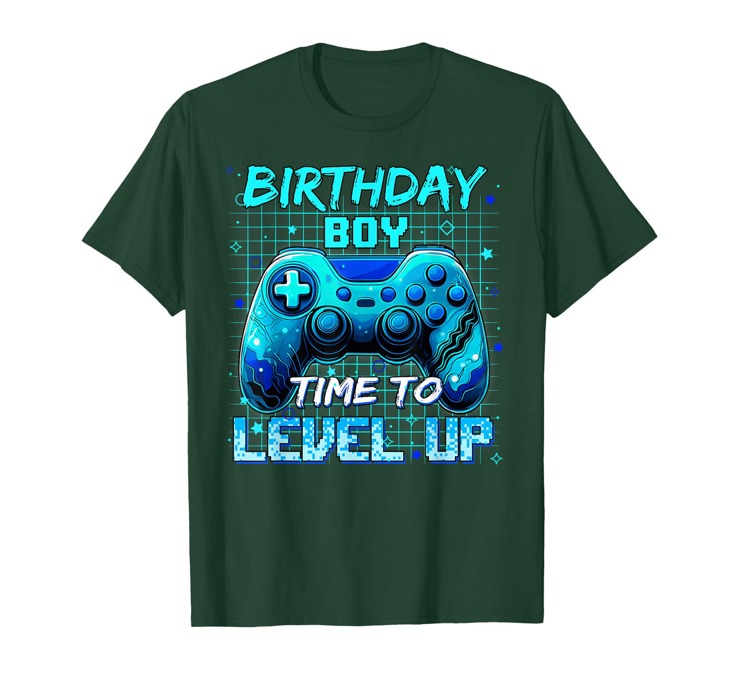 Birthday Boy Time to Level Up Video Game Family Matching T-Shirt