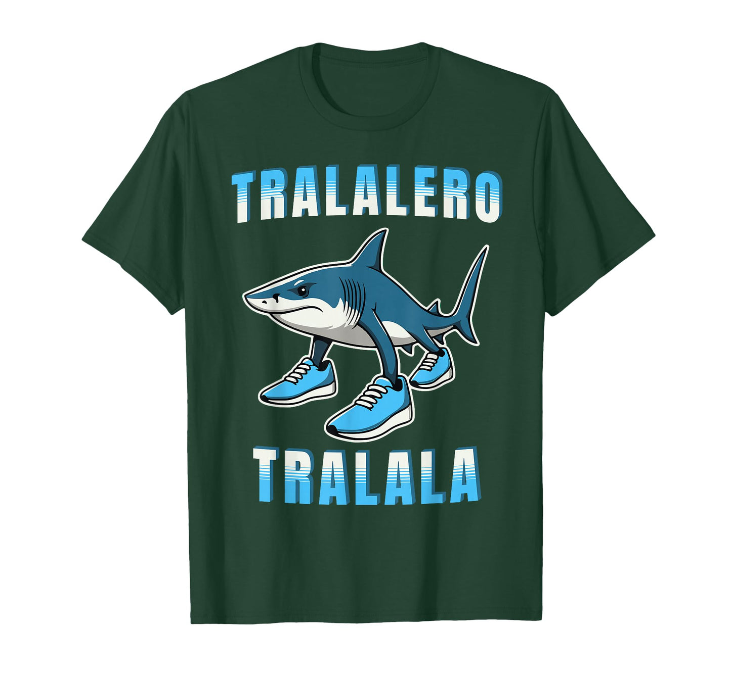 Tralalero Tralala Funny Italian Brainrot Toddlers Meme T-Shirt