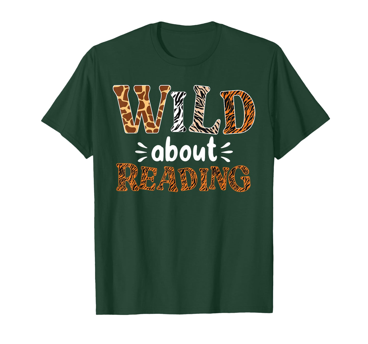 Reading Lover Wild About Reading Reading Books and Bookworm T-Shirt
