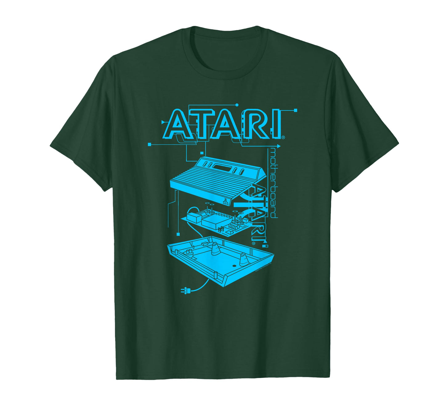 Atari Deconstructed Video Game Console Retro Gaming T-Shirt