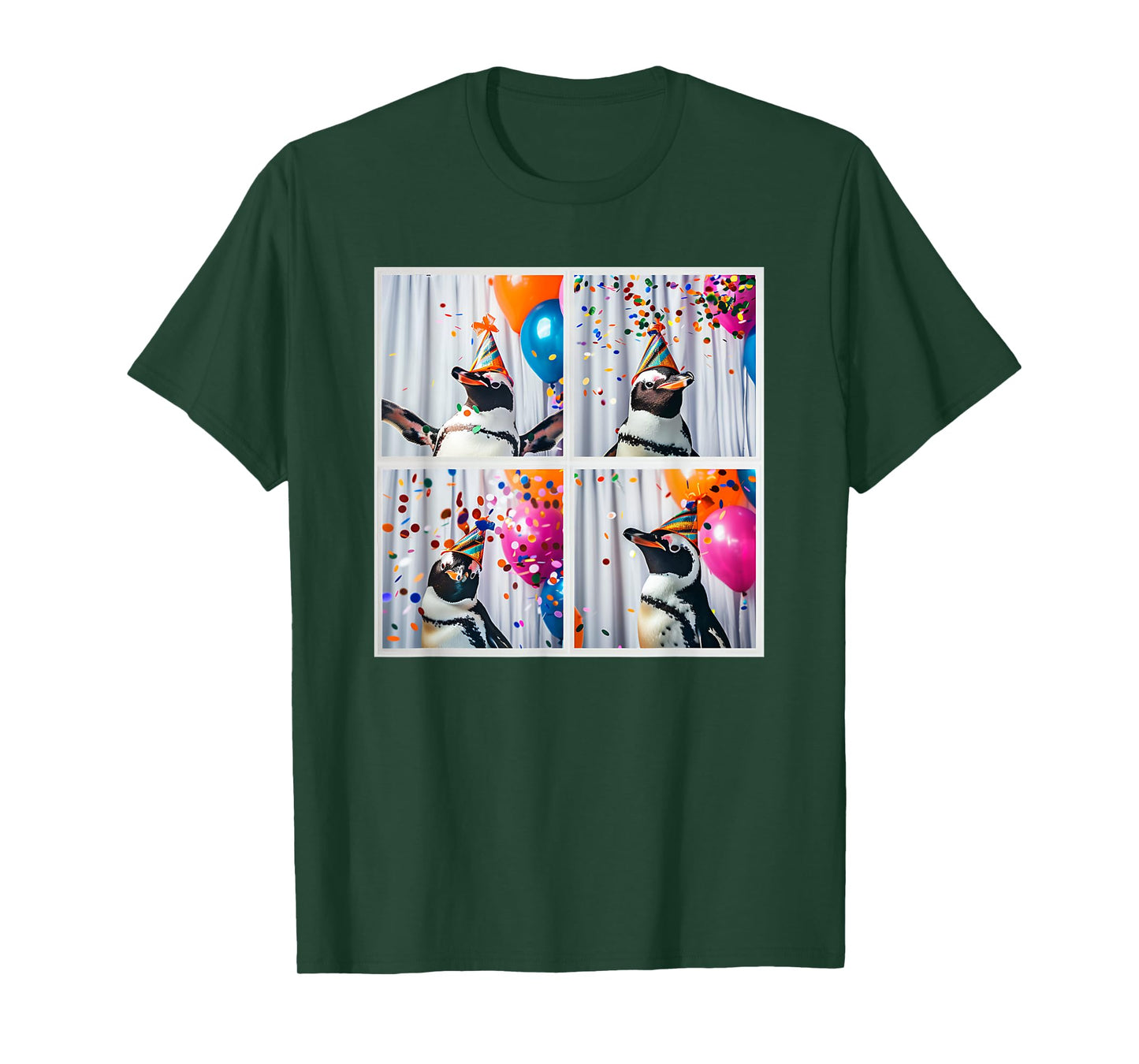 Birthday Celebration Zoo Penguin T-Shirt