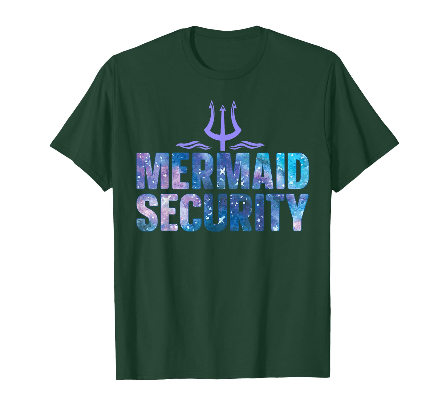 Mermaid Security Funny Dad Mermaid Family Mermaid Squad T-Shirt
