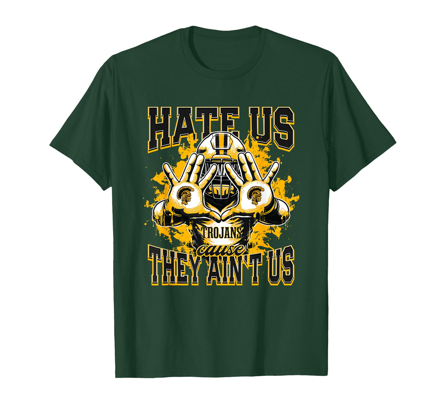 Carrollton Trojans Logo Hate Us Cause They Ain't HS T-Shirt