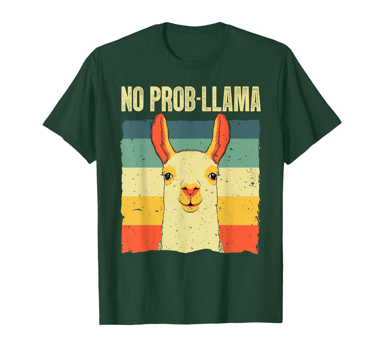 Cool Llama For Men Women No Prob Llama Alpaca Farming Animal T-Shirt