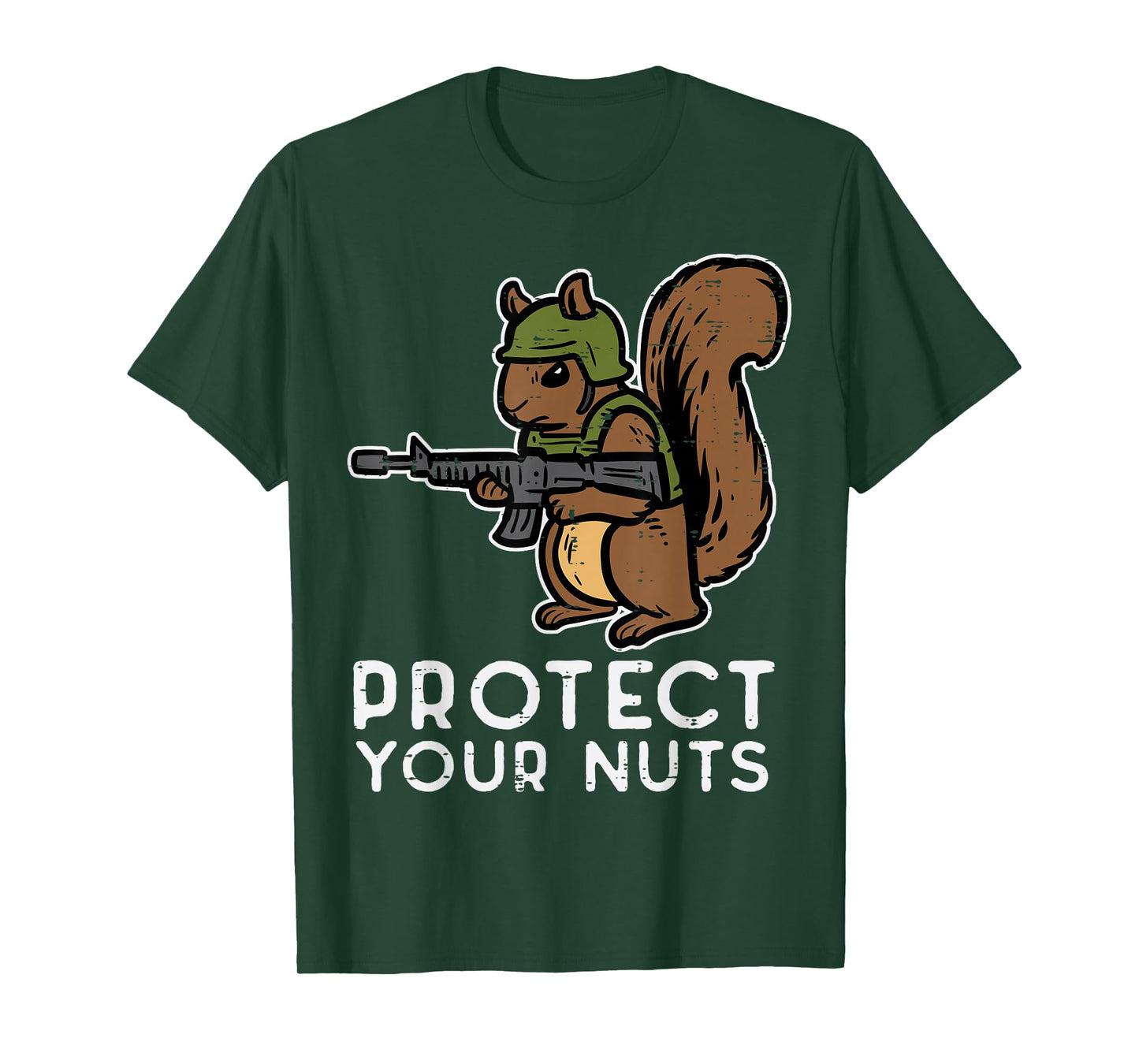 Squirrel Protect Your Nuts Funny Chipmunk Men Women Boy Kids T-Shirt