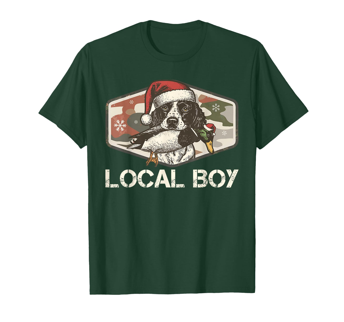 Local Southern Boy Duck Hunting Black Lab Outdoor Vintage T-Shirt