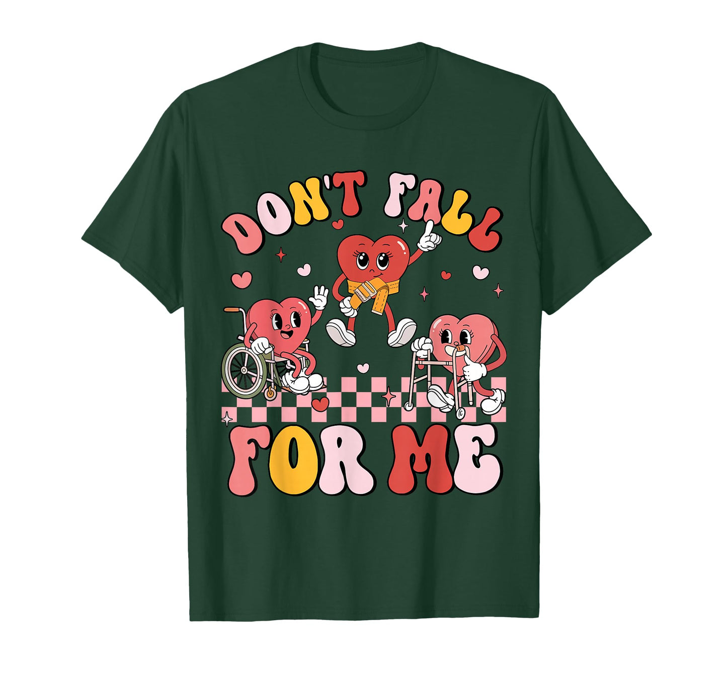 Don't Fall for Me Nurse Valentine's Day Fall Prevention T-Shirt