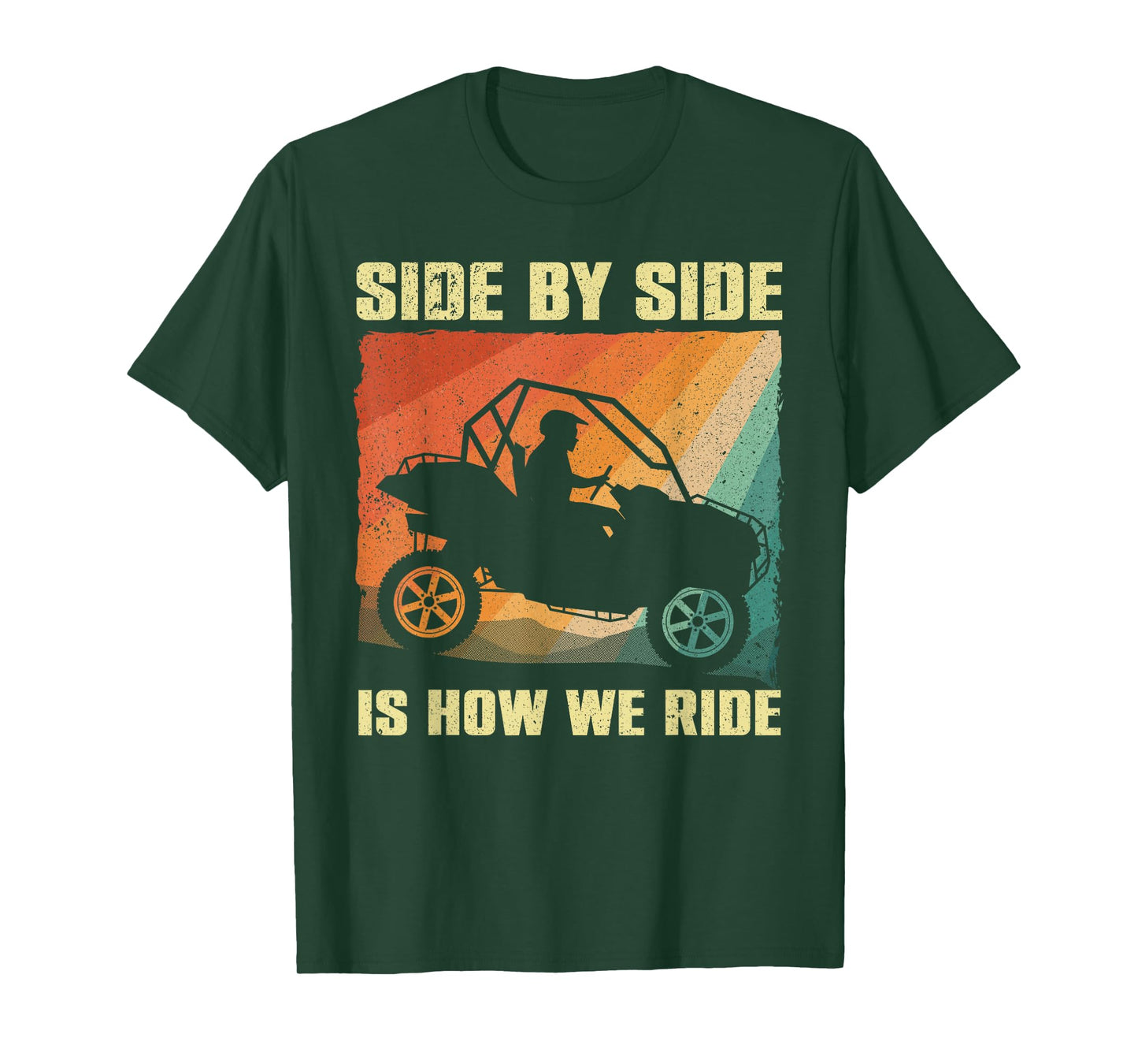 Funny SxS Design For Men Women Offroading UTV Side By Side T-Shirt