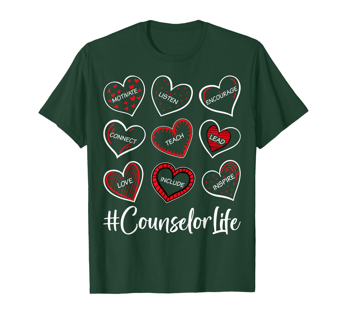 Counselor Life - Valentine’s Day School Counselor Teacher T-Shirt