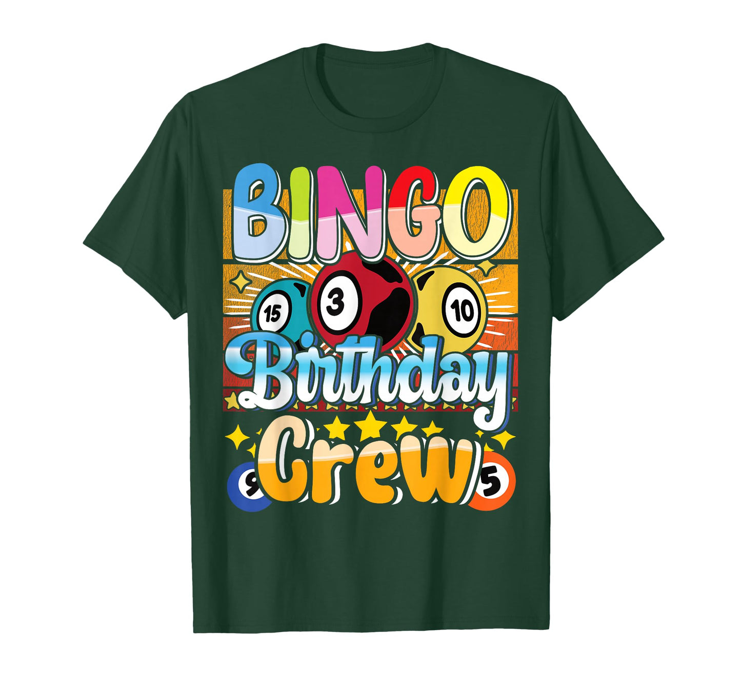 Bingo Birthday Crew - Bingo Player Gambling - Bingo T-Shirt