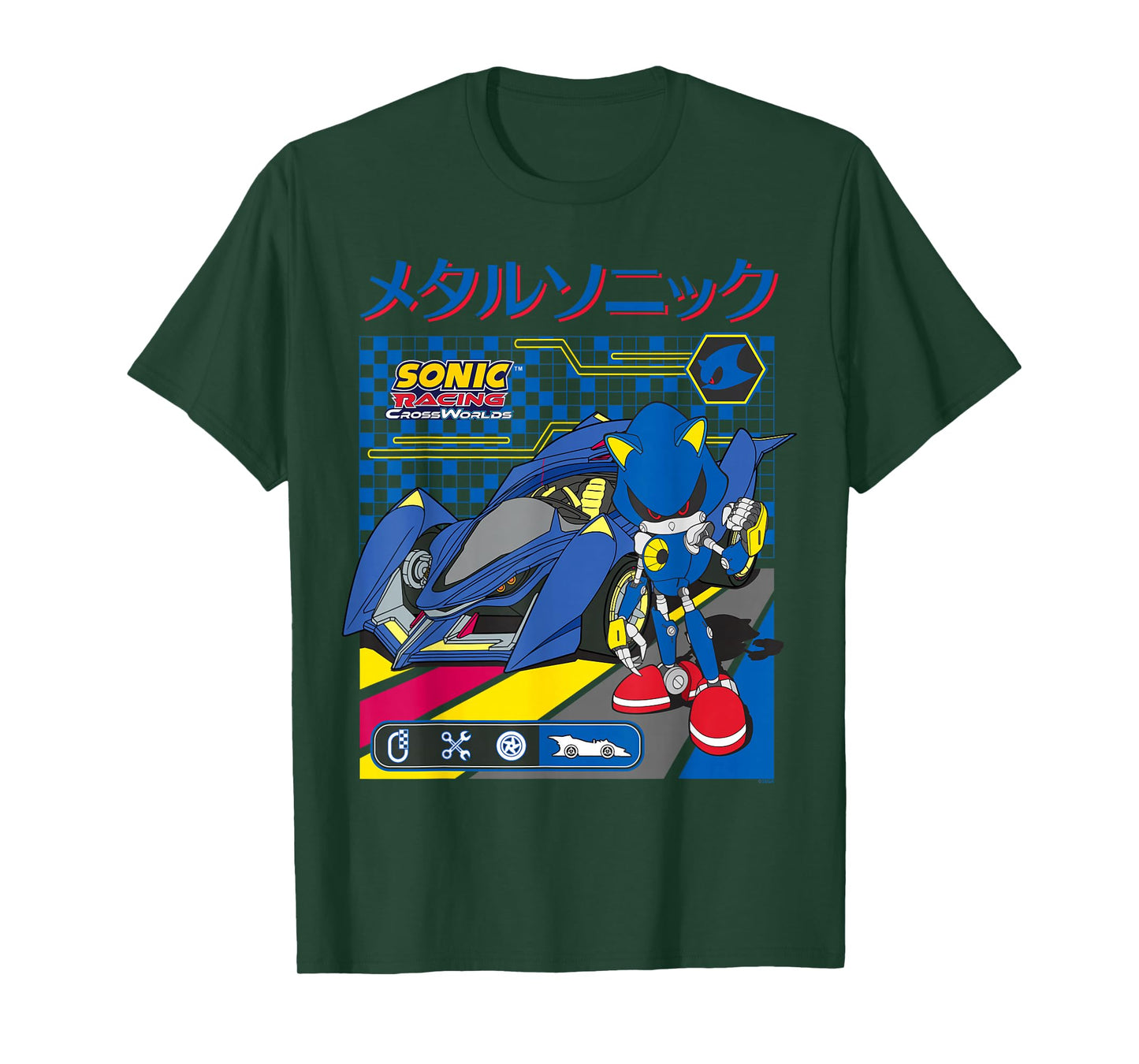 Sonic Racing CrossWorlds - Pedal to The Metal Sonic T-Shirt
