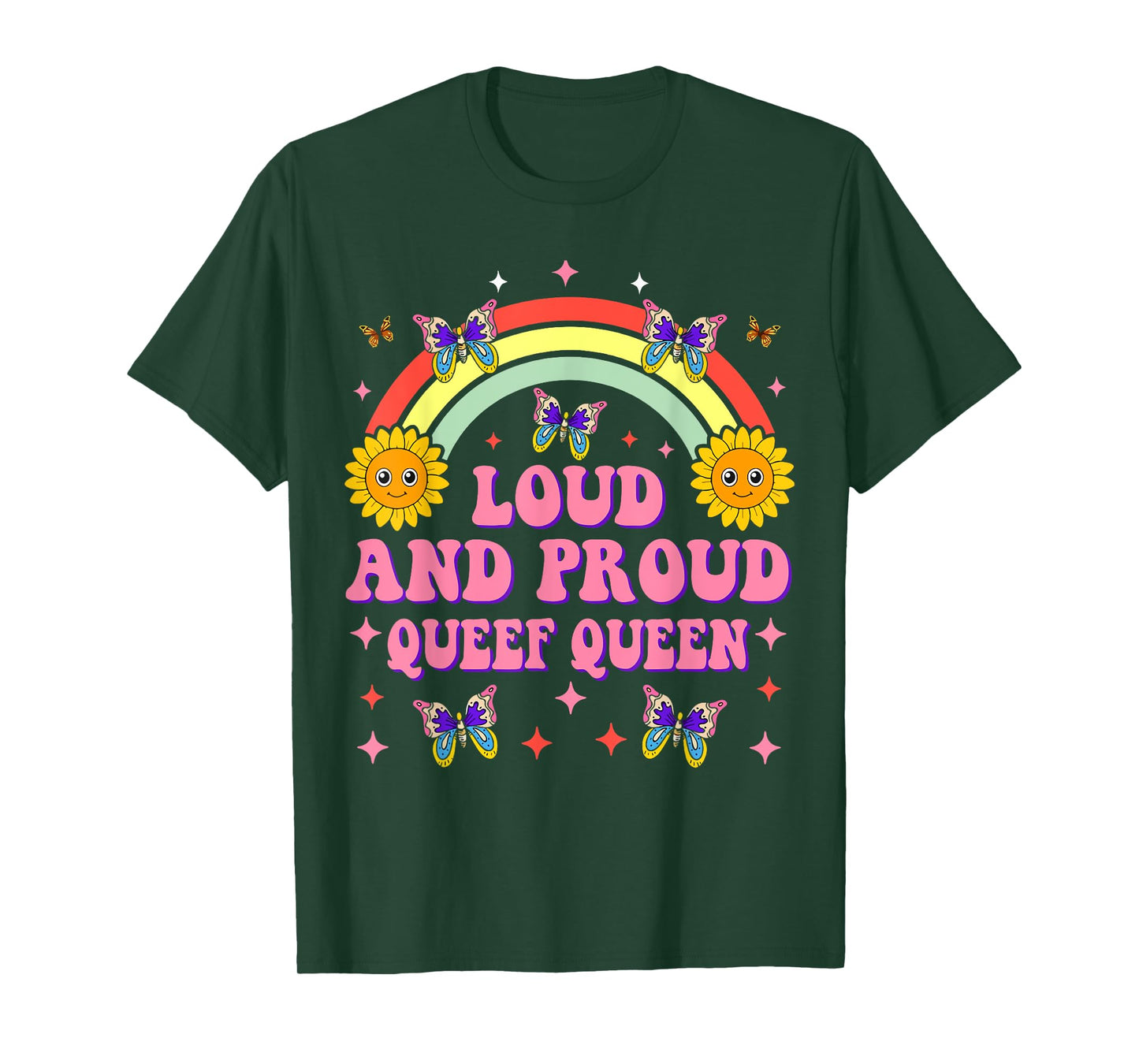 Queef Queen Embarrassing Adult Women Inappropriate Queefing T-Shirt