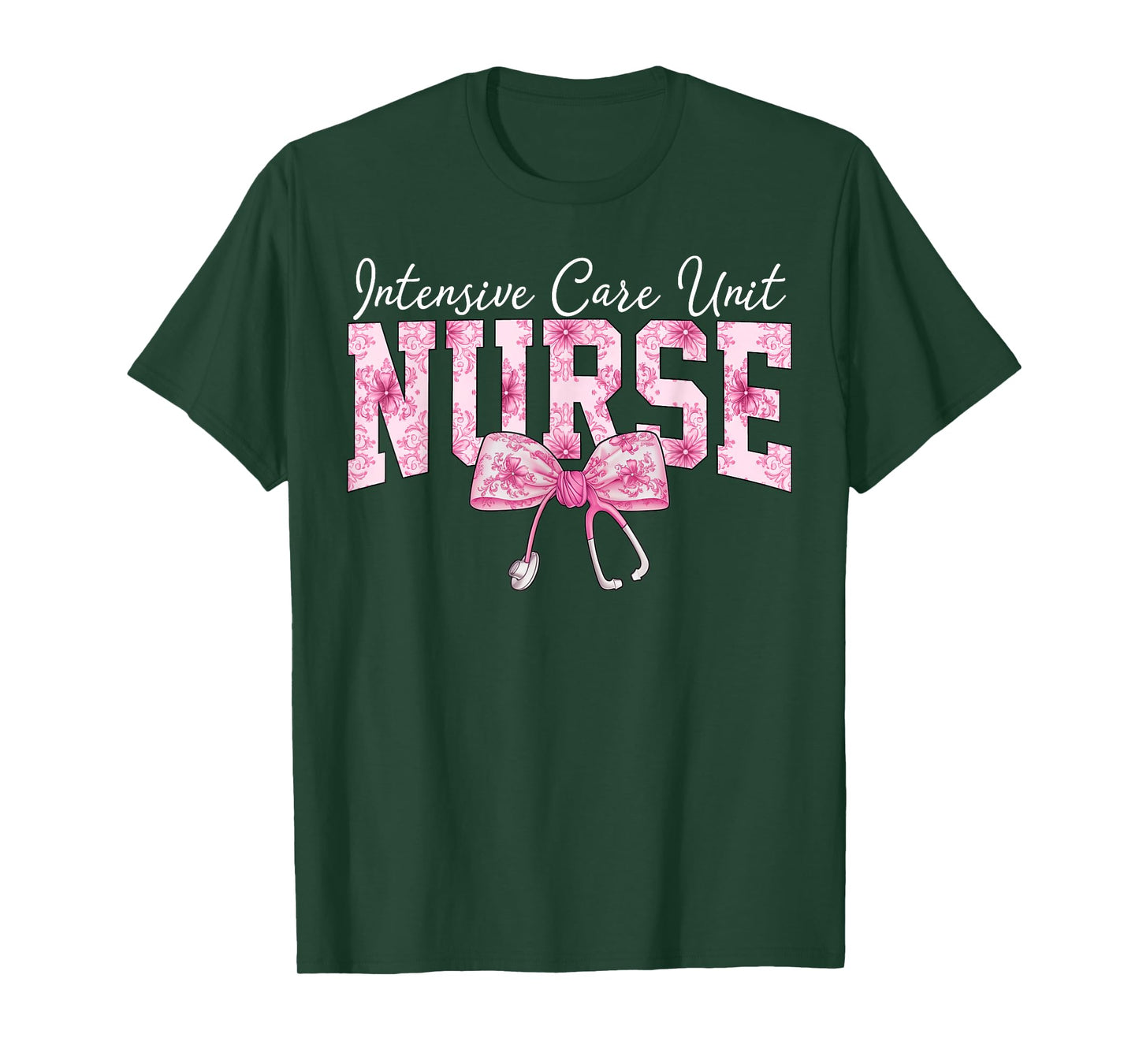 ICU Nurse Retro Intensive Care Unit Nurse Crew Women Men T-Shirt
