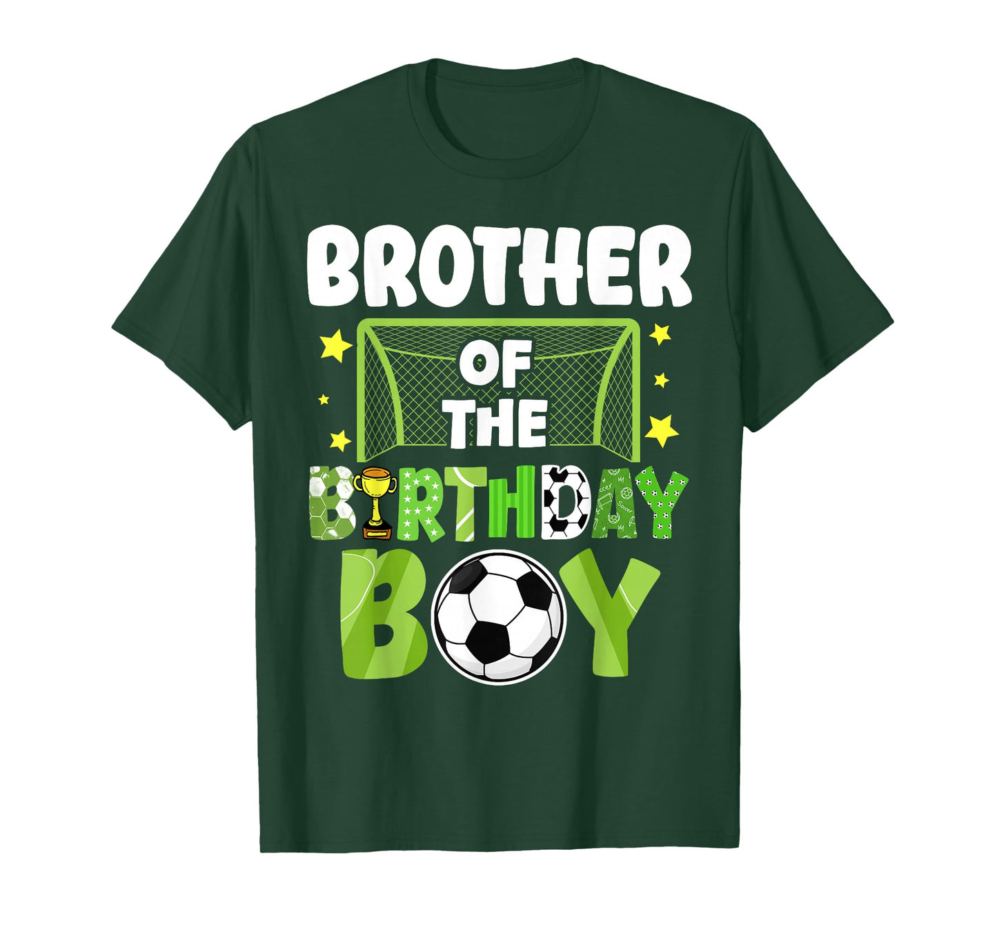 Soccer Brother Birthday Boy Party Soccer Family Matching T-Shirt