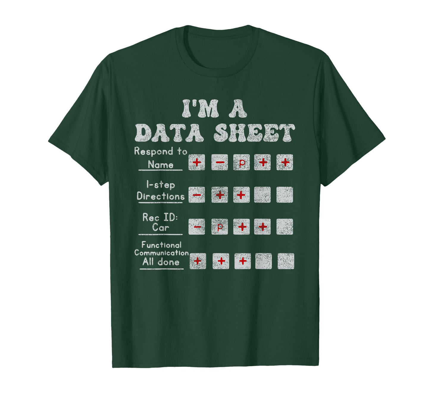 Funny ABA Halloween Costume Behavior Analyst Halloween Cost T-Shirt