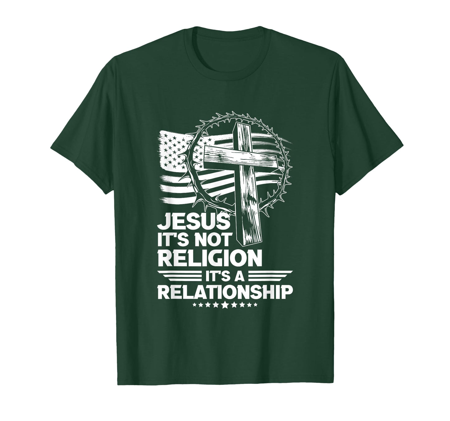 Jesus It's Not Religion It's A Relationship Faith T-Shirt