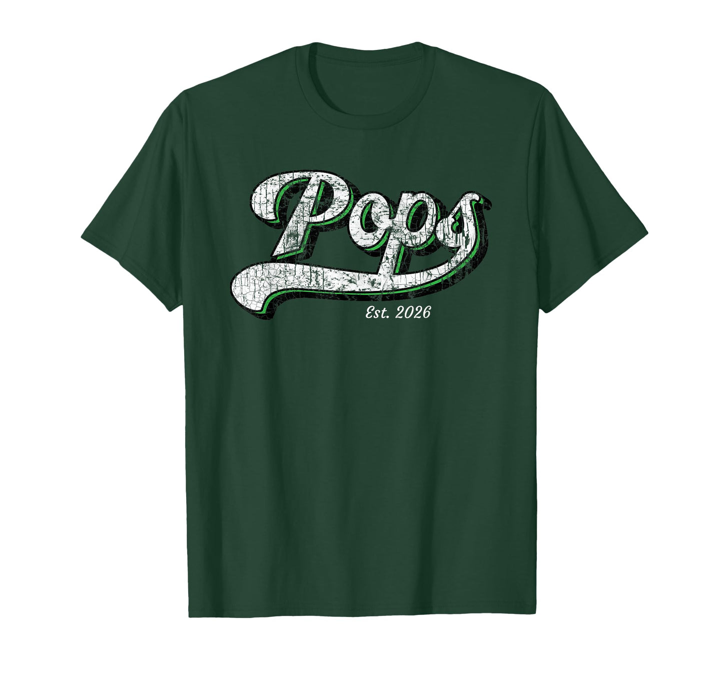 Pops New Grandpa Est 2026 T-Shirt