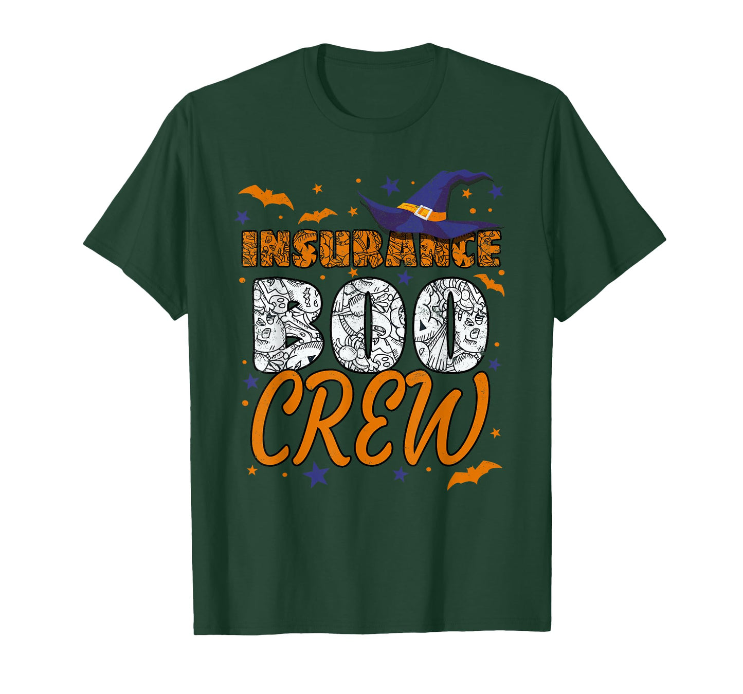 Insurance Boo Crew Halloween Insurance Agent Matching T-Shirt