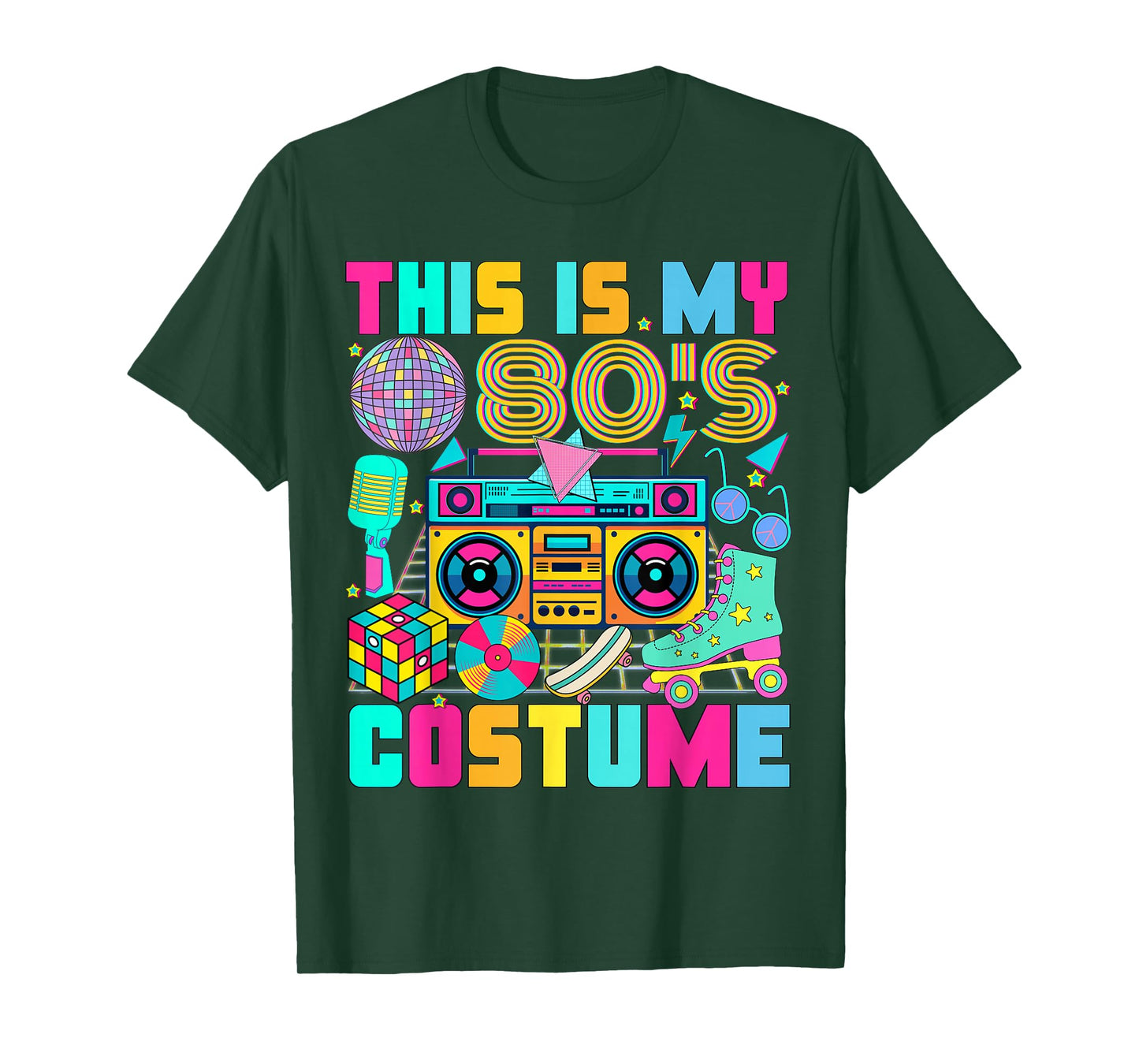 This is My 80s Costume 1980s Party 80's Outfit Men Women T-Shirt