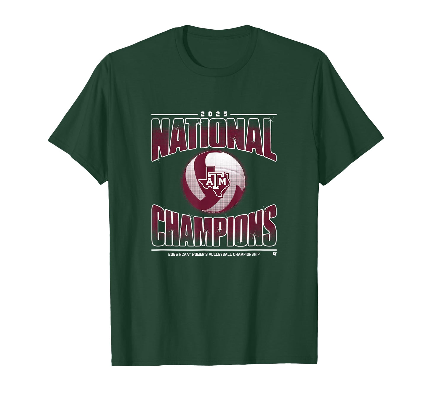 Texas A&M Women's Volleyball - 2025 NCAA Champions T-Shirt