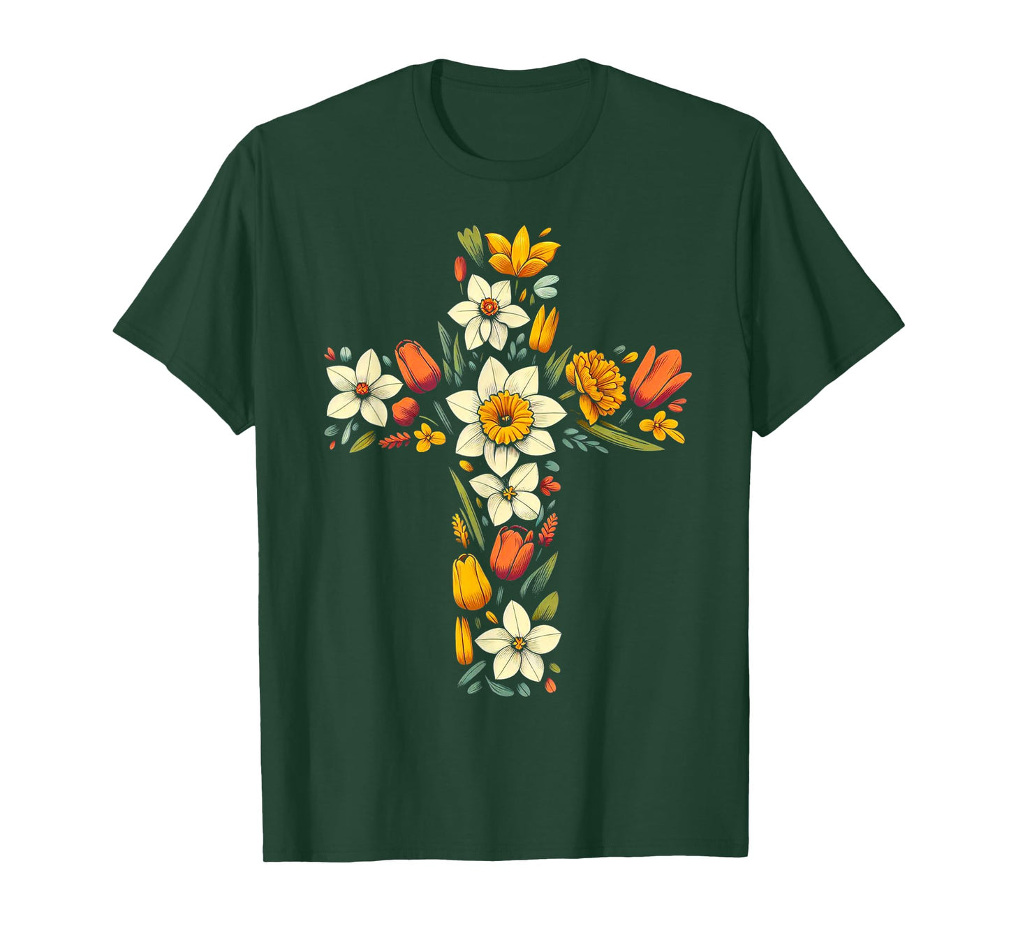 Christian Design Cross Faith Bible Jesus Christ Religion Art T-Shirt