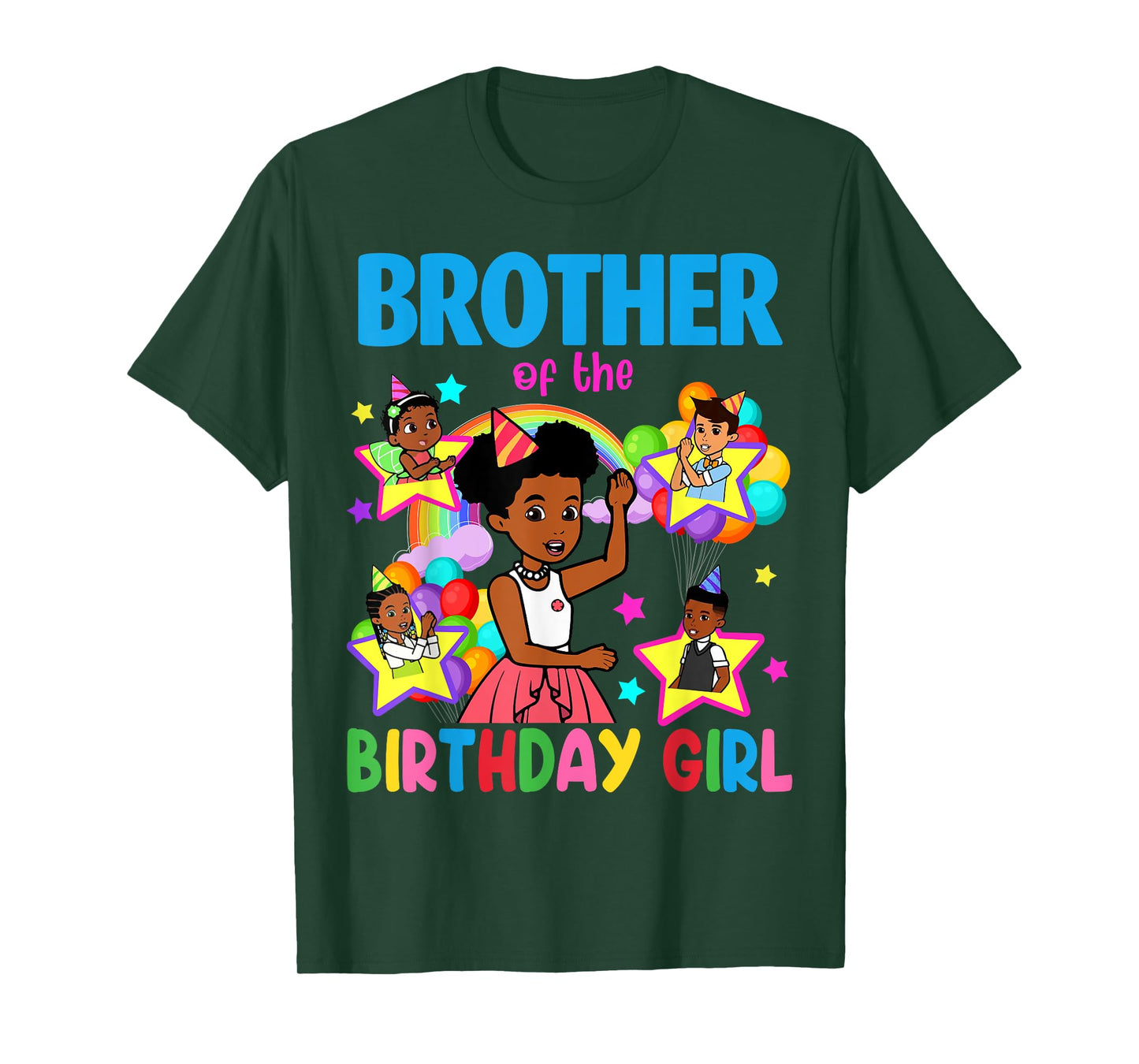 Bbrother Of Birthday Girl Gracie Birthday Dolls Girl Party T-Shirt