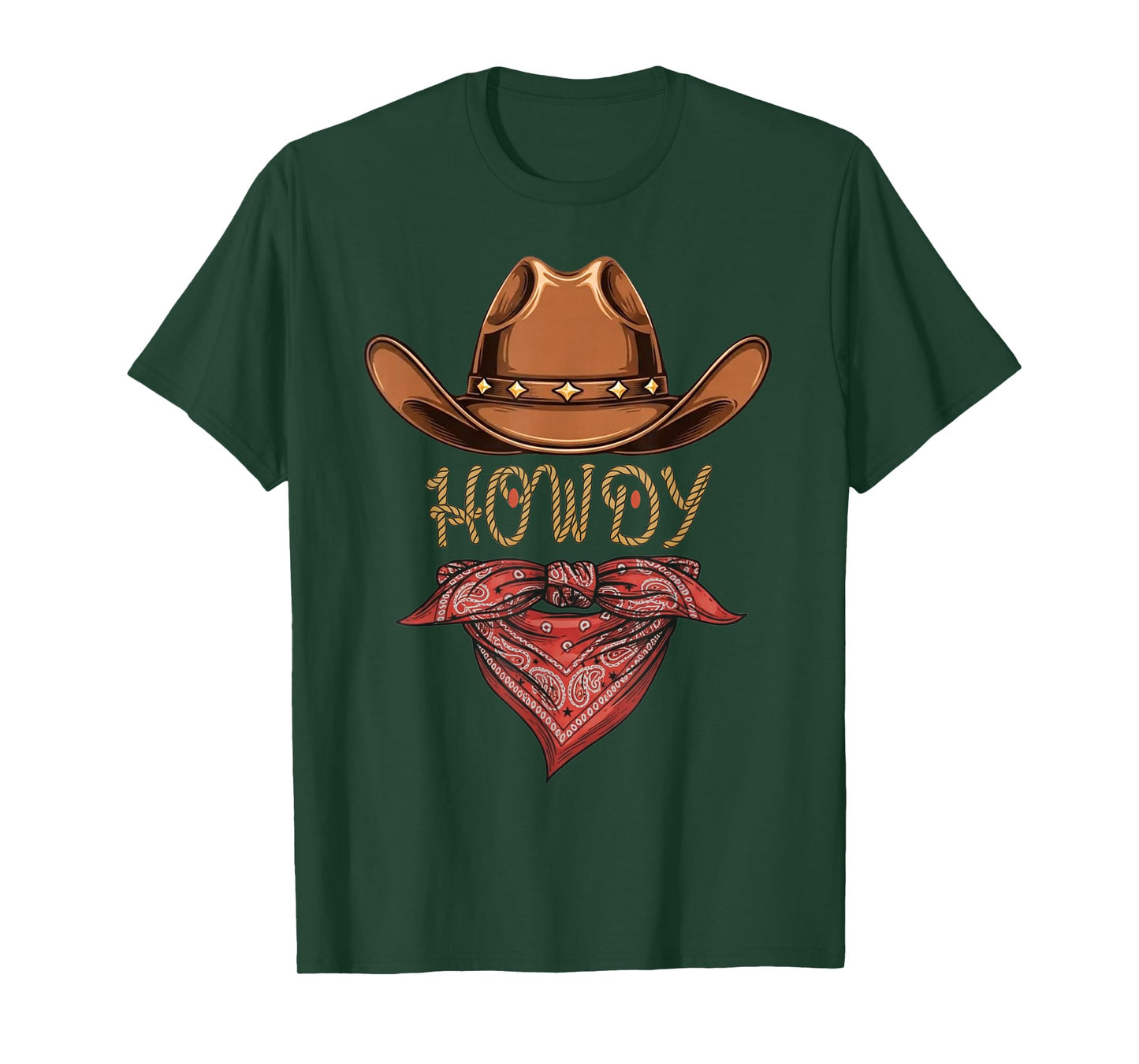 Western Cowboy Birthday Party Howdy Cowboy for Women Man T-Shirt