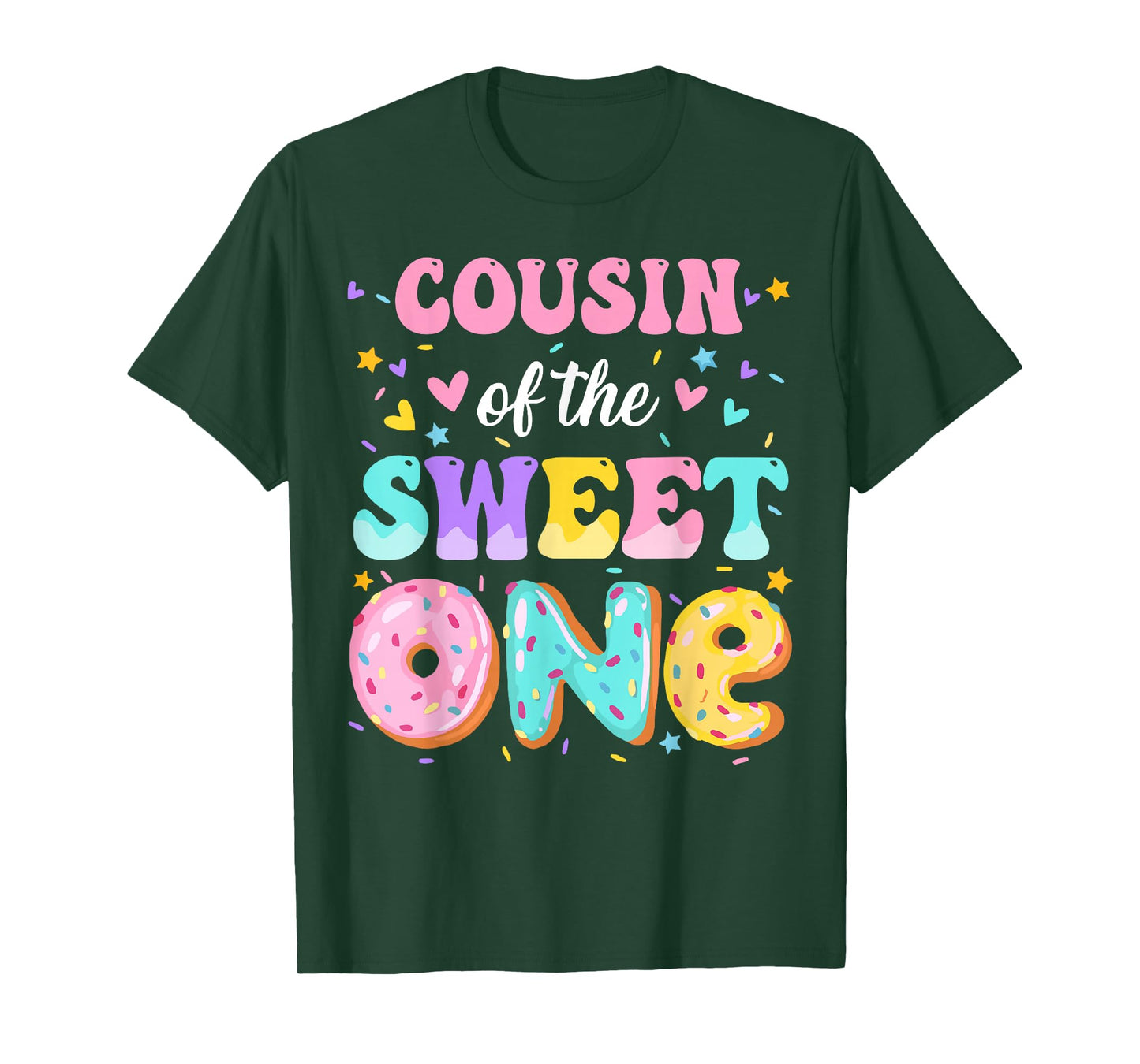 Cousin Of The Sweet One 1st Birthday Donut Theme Family T-Shirt