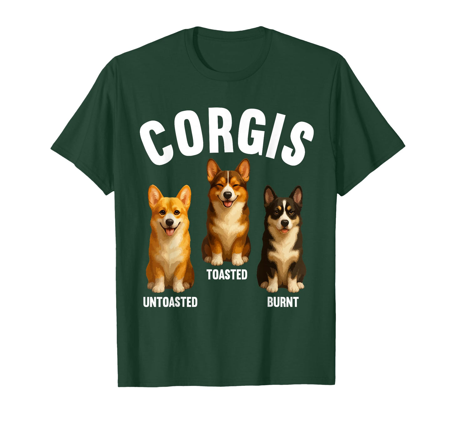 Funny Corgi Design for Men Women Kids Pet Dog Corgi Lovers T-Shirt