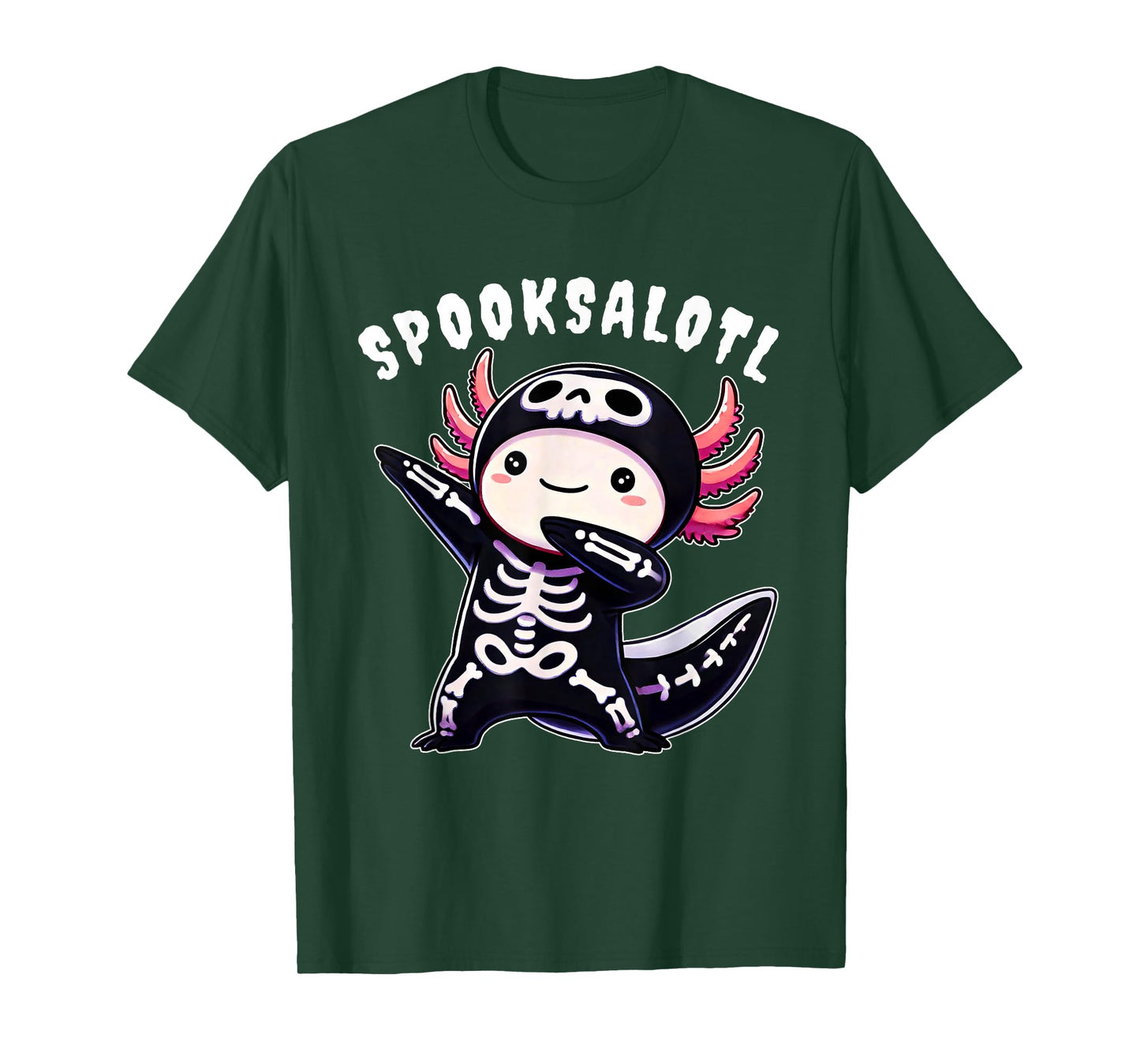 Funny Axolotl Halloween Shirt for Kids Boys Girls Youth T-Shirt