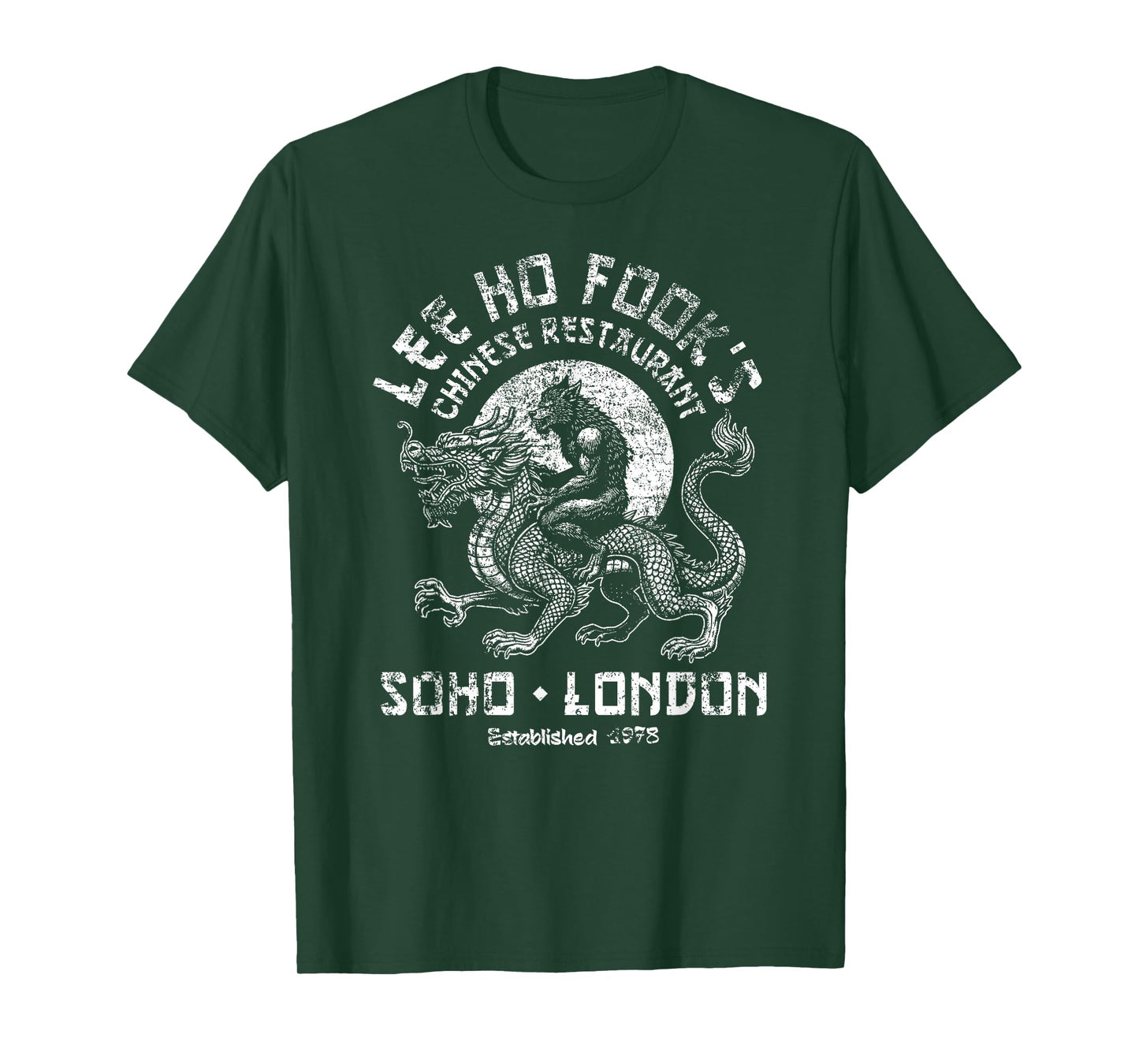 Lee Ho Fook's Chinese Restaurant Soho London Est. 1978 Aged T-Shirt