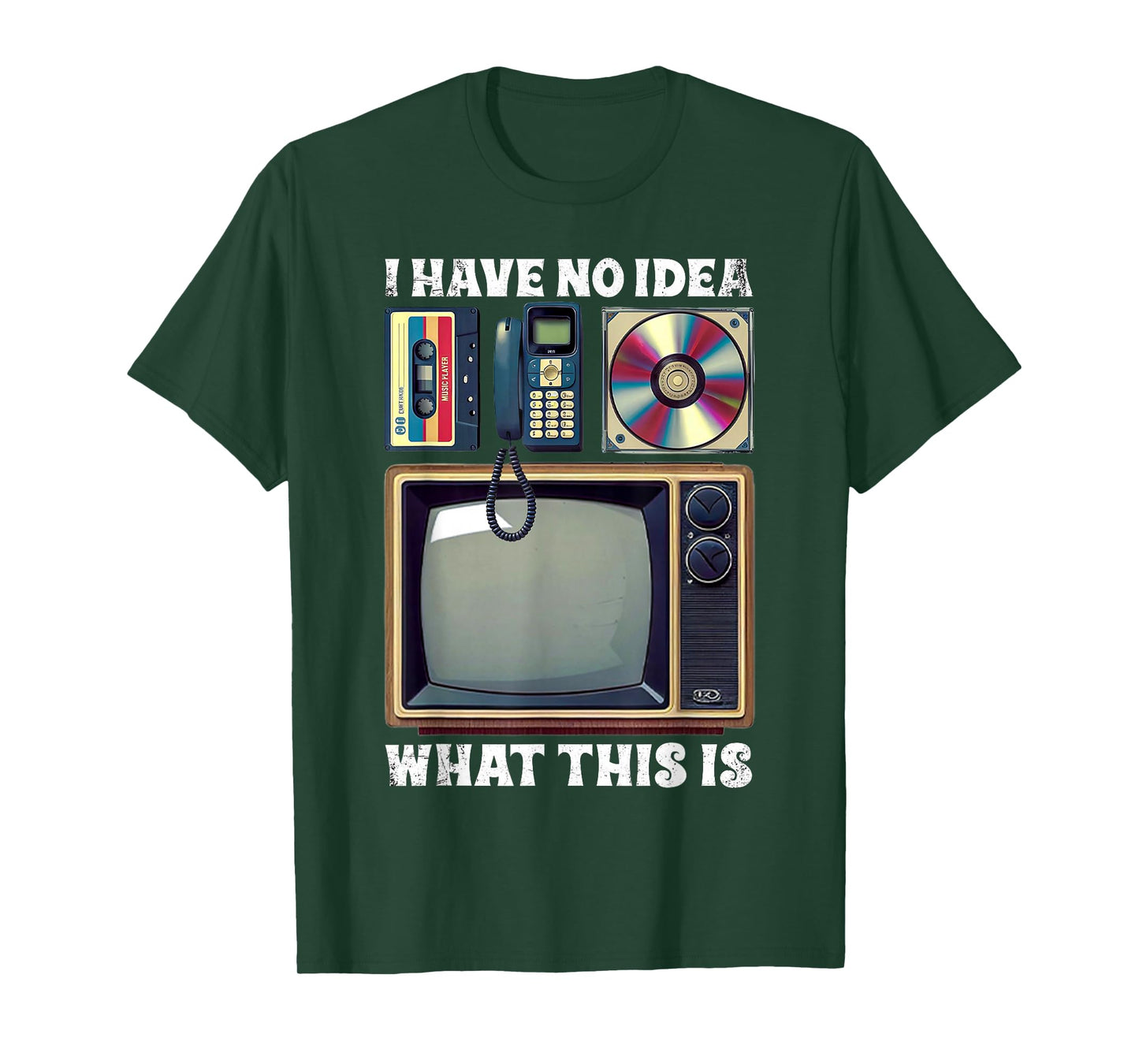 I Have No Idea What This Is Kids 70s 80s 90s Outfit Theme T-Shirt