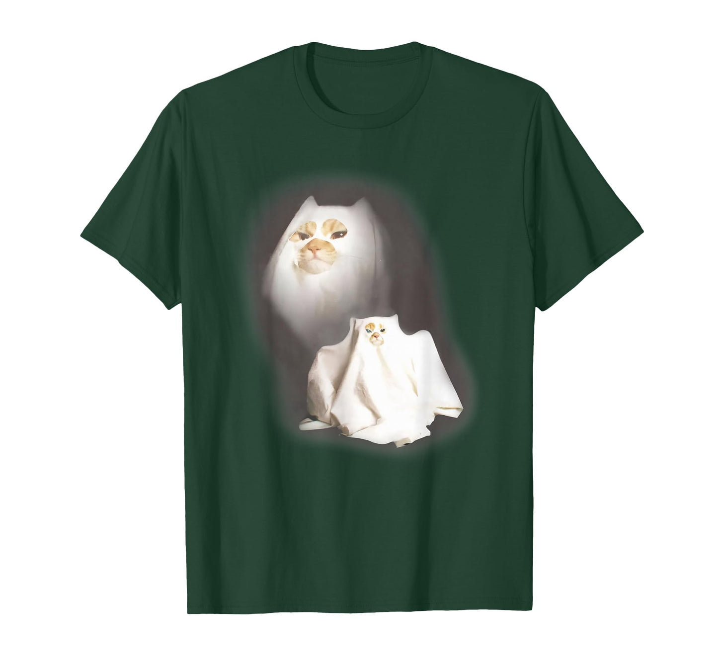 Cute Funny Wizard Cat Ghost Weird Kitten Cat Meme Halloween T-Shirt