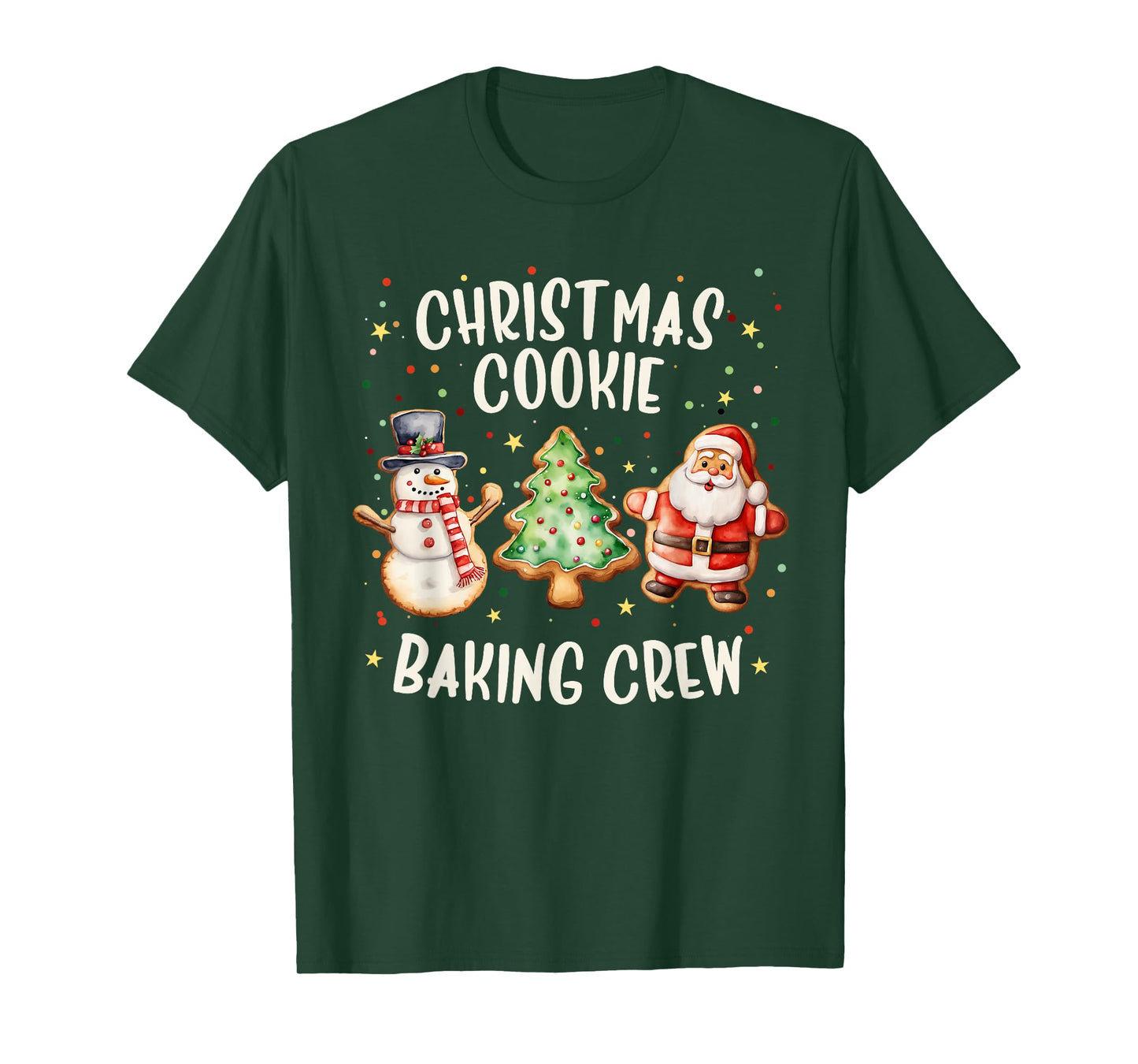 Gingerbread Team Kids Toddler Christmas Cookie Baking Crew T-Shirt