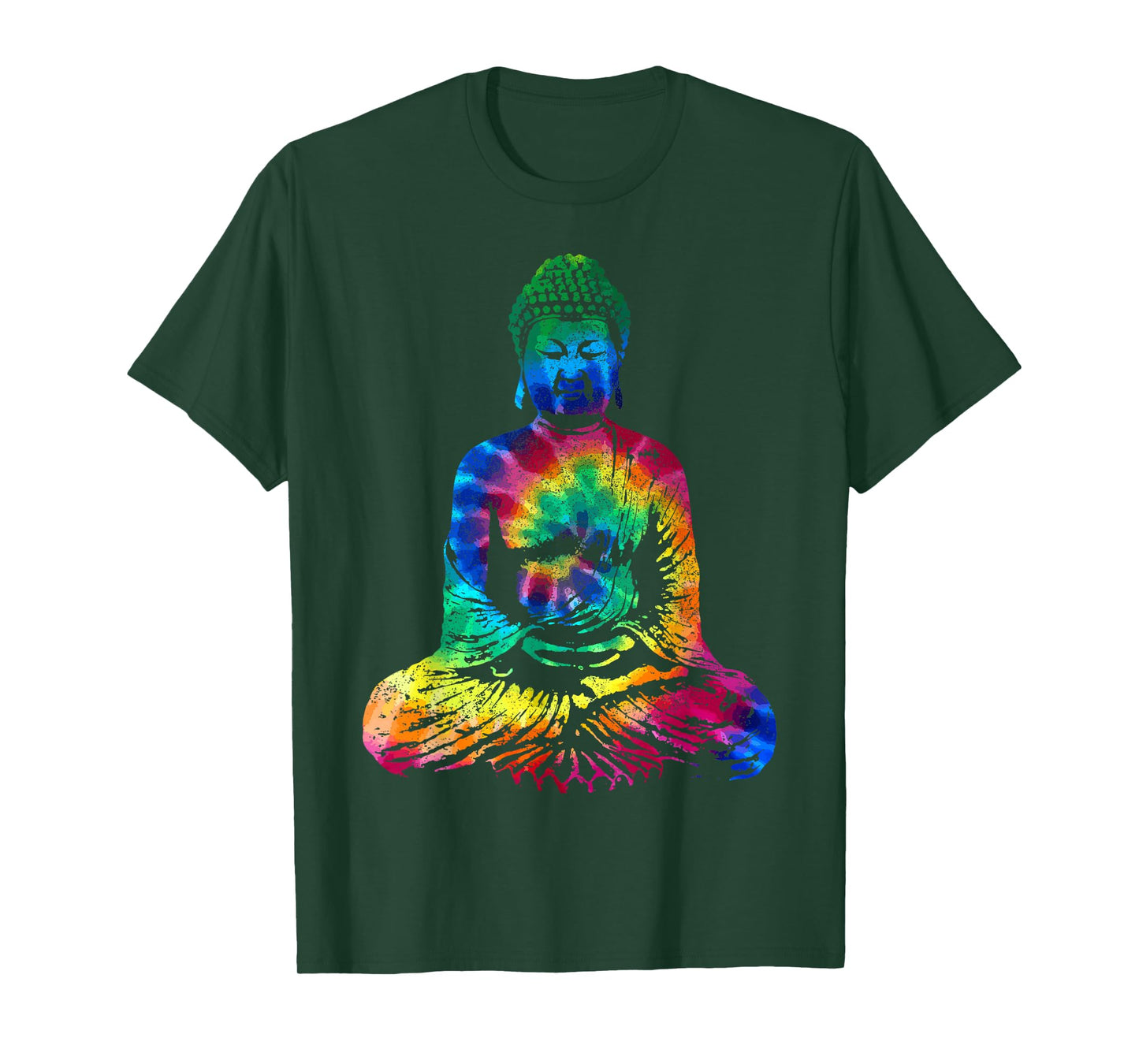 Buddha Tie Dye Vintage Yoga Yogi Buddhist T-Shirt