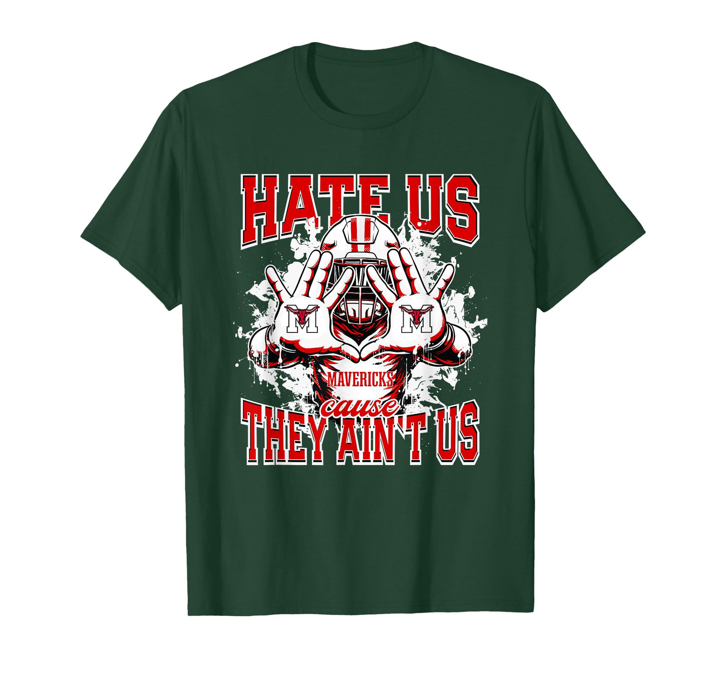 Marshall Mavericks Logo Hate Us Cause They Ain't HS T-Shirt