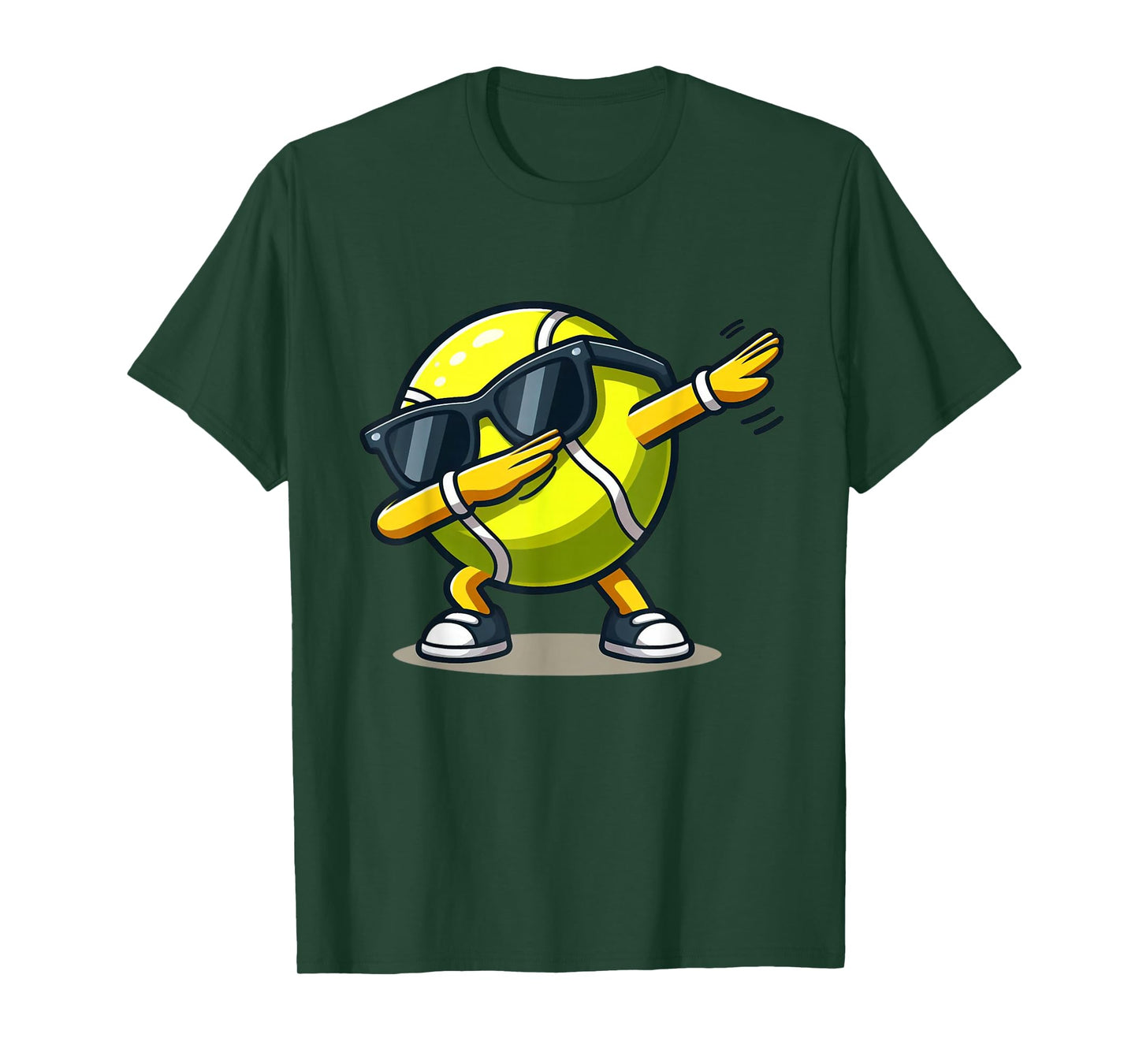 Dabbing Tennis Ball Shirt Funny Boys Men Women Sports Player T-Shirt