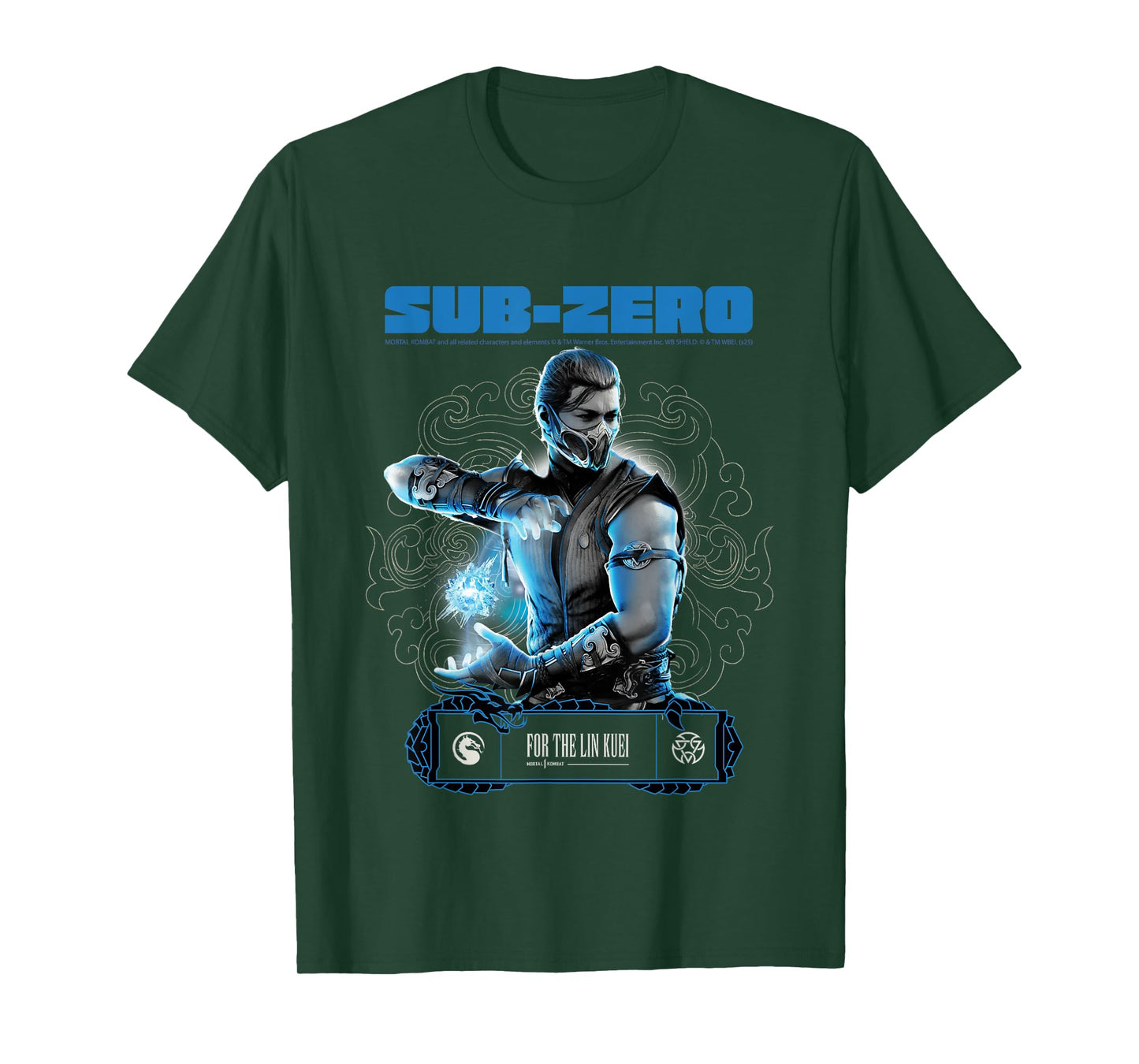 Mortal Combat Merch Sub-Zero for The Lin Kuei T-Shirt