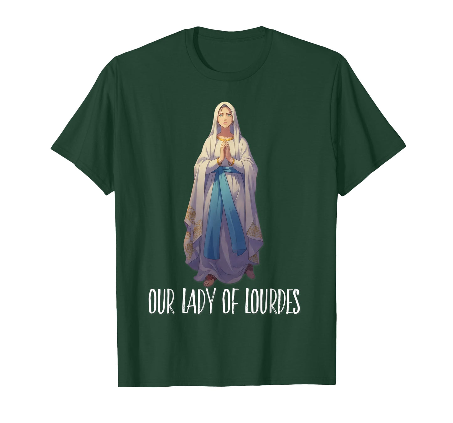 Our Lady of Lourdes Immaculate Blessed Mother T-Shirt