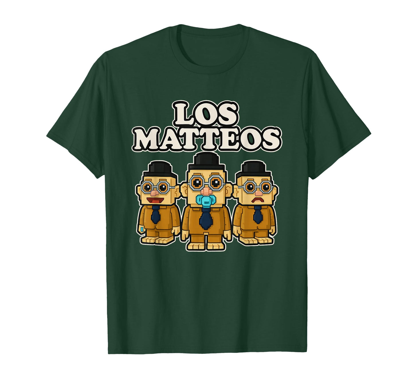 Los Matteos - Funny Mateo Italian Brainrot Kids Gaming Meme T-Shirt