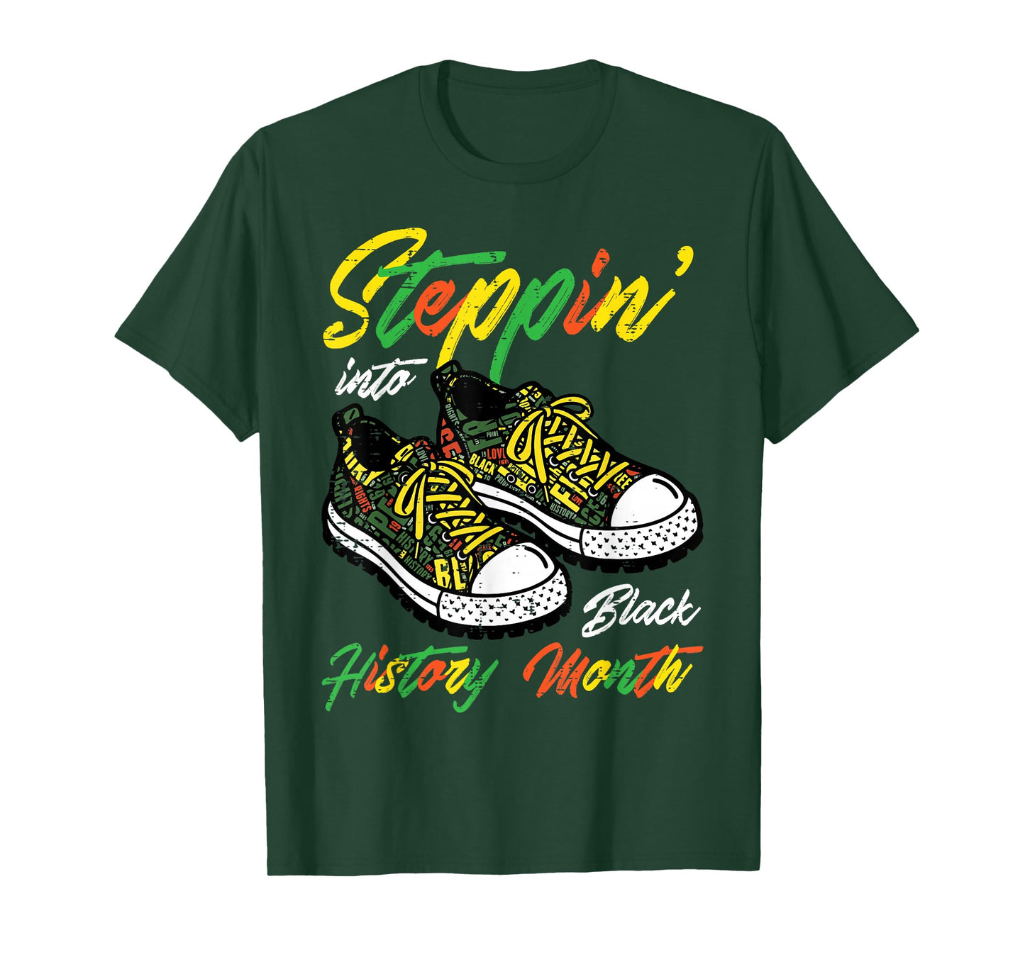 Black History Month African American Pride Men Women Kids T-Shirt
